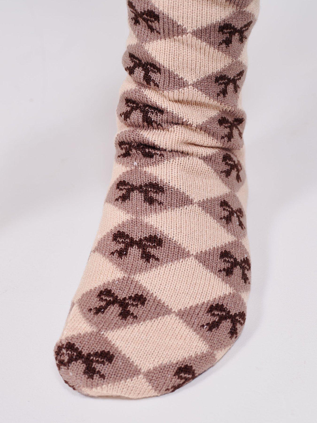 Image 5 of 5 of Loungeable Espresso Martini Slipper Sock - Brown