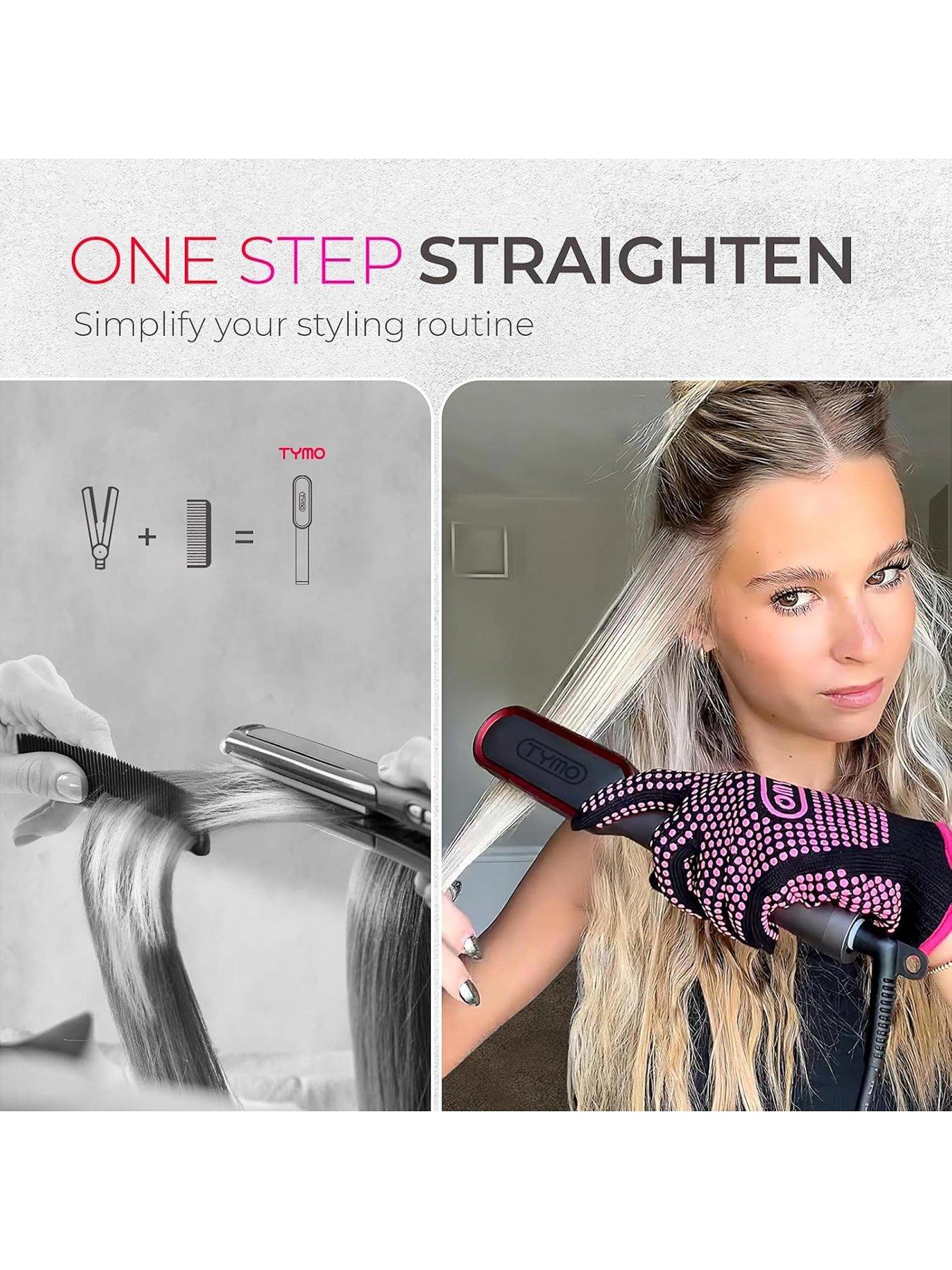 Image 6 of 7 of Tymo Tymo Ring Hair Straightening Comb - Black