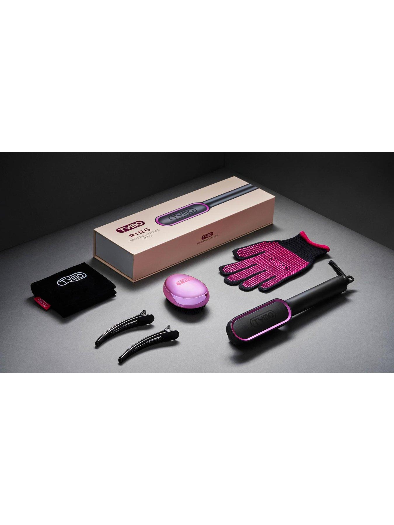 Image 7 of 7 of Tymo Tymo Ring Hair Straightening Comb - Black