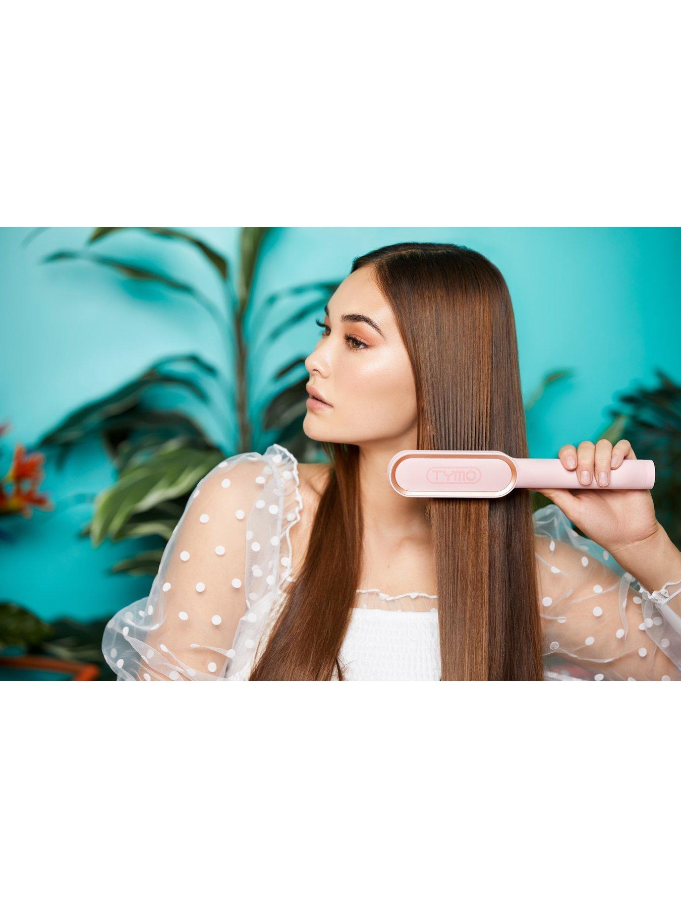 Image 6 of 7 of Tymo Tymo Ring Hair Straightening Comb - Pink