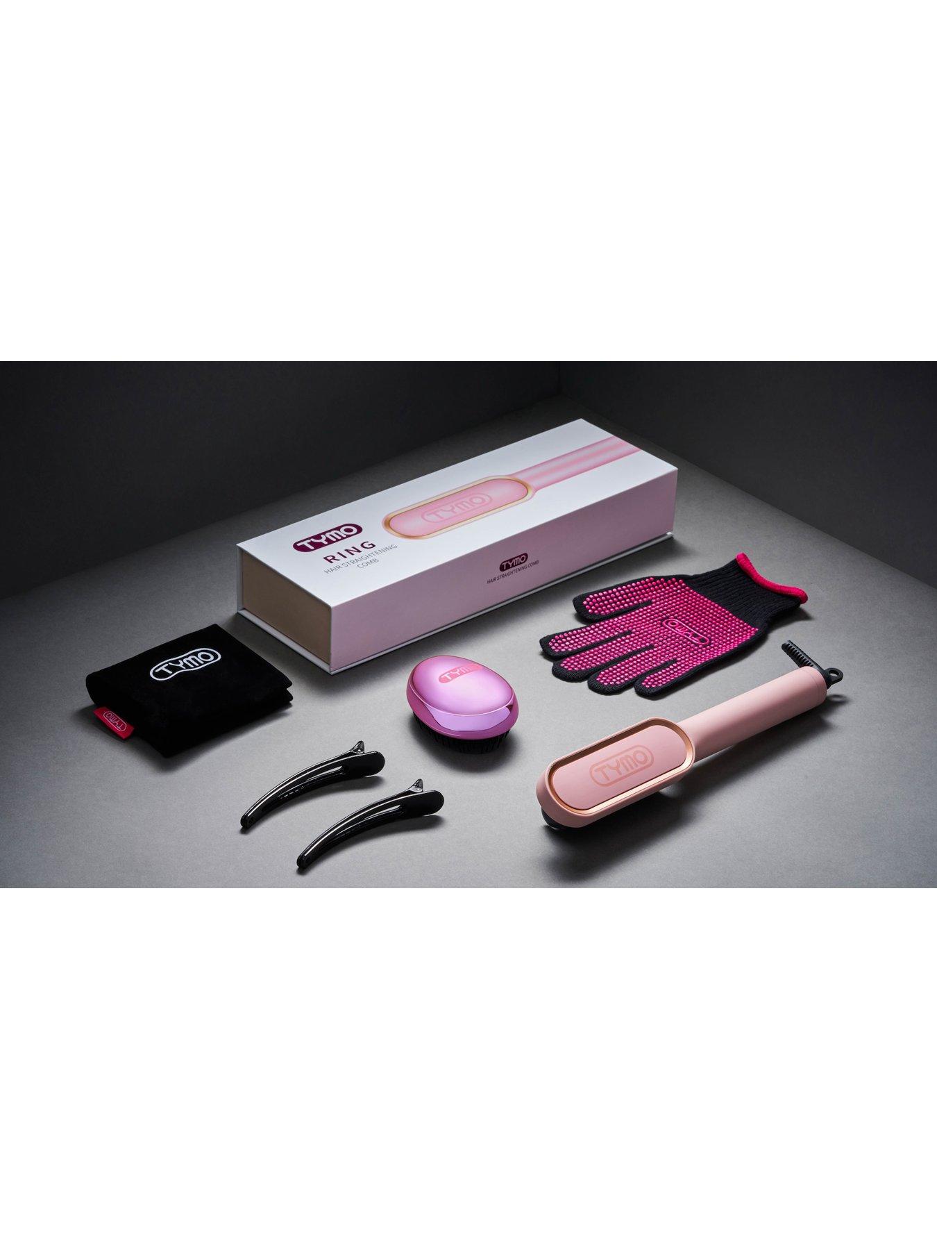 Image 7 of 7 of Tymo Tymo Ring Hair Straightening Comb - Pink