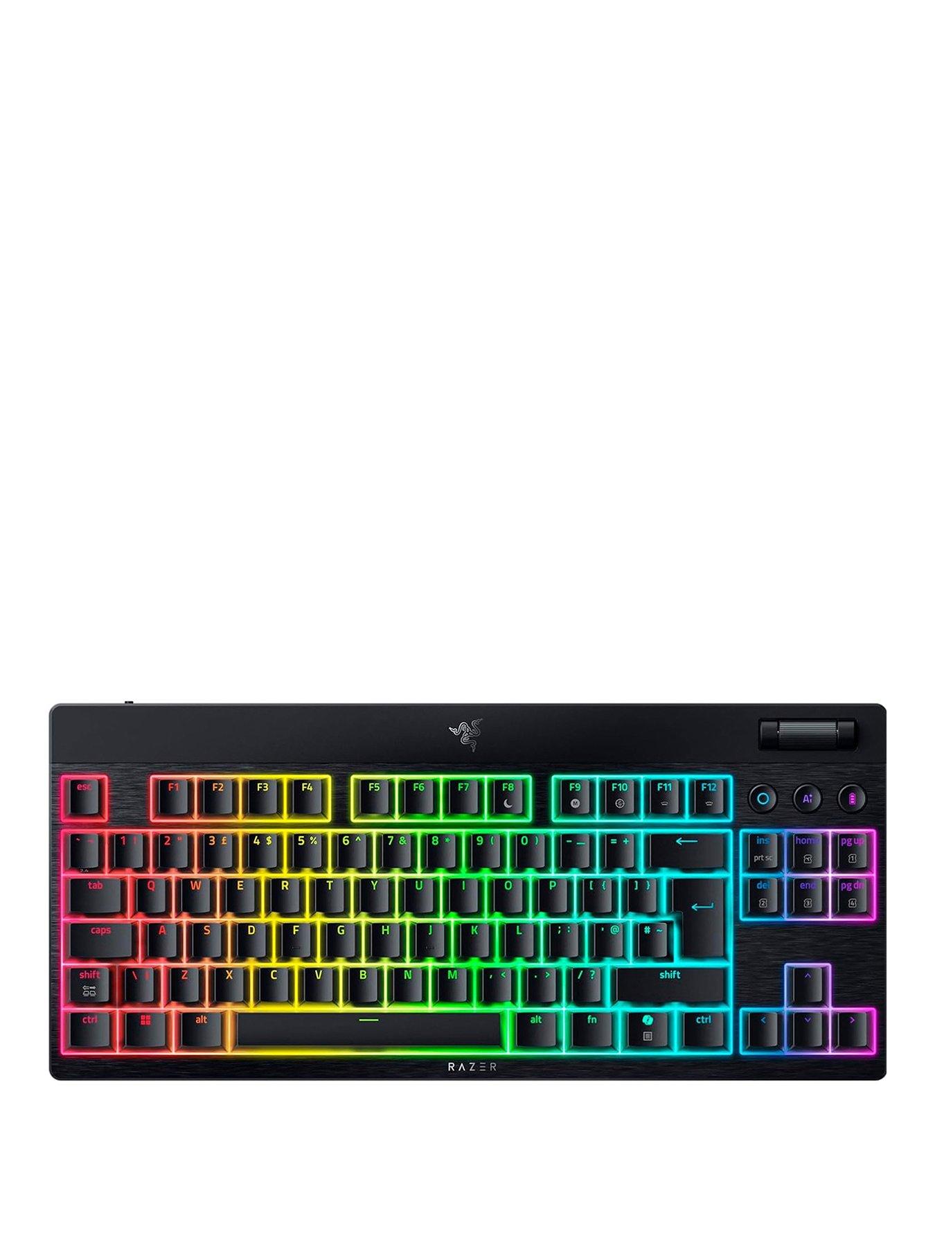 Razer BlackWidow V4 Low-profile Tenkeyless HyperSpeed (Orange Switch) - UK Layout