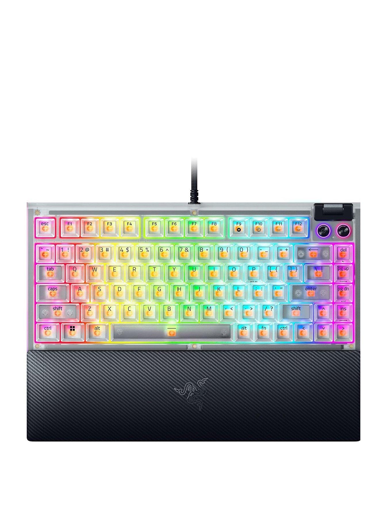 Razer BlackWidow V4 75% - Phantom White Ed. - US Layout