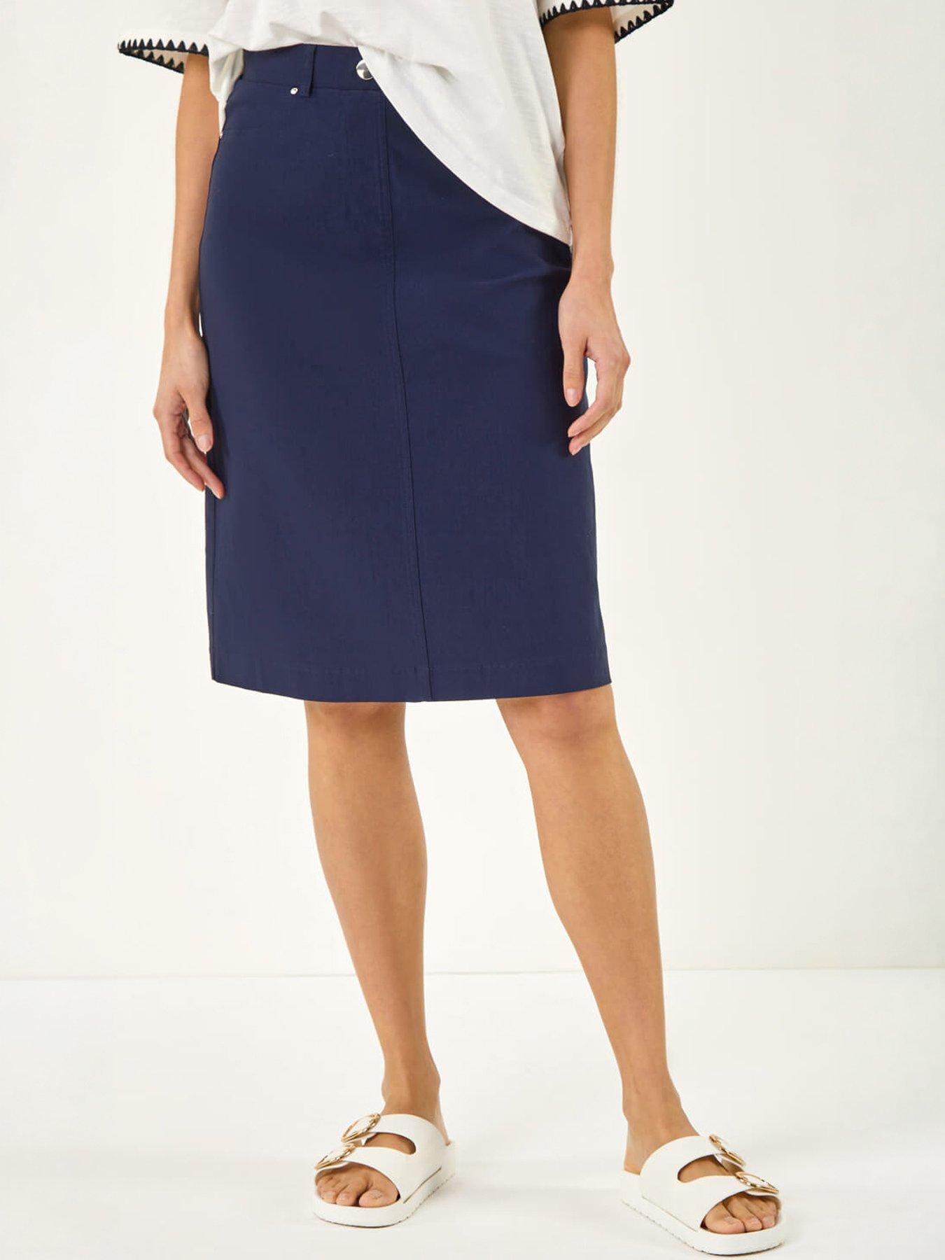 Roman A Line Bengal Skirt