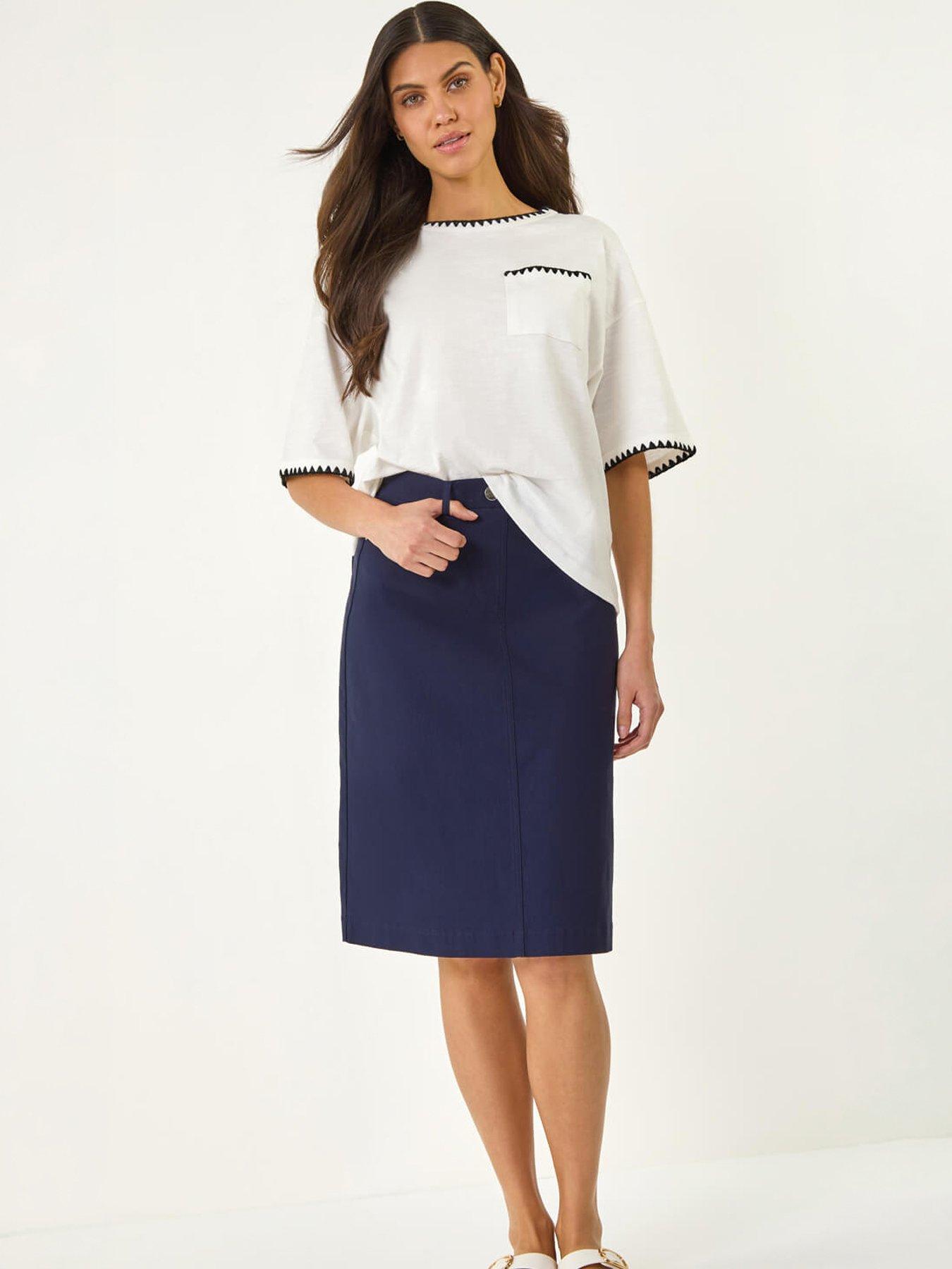 Image 5 of 5 of Roman A Line Bengal Skirt