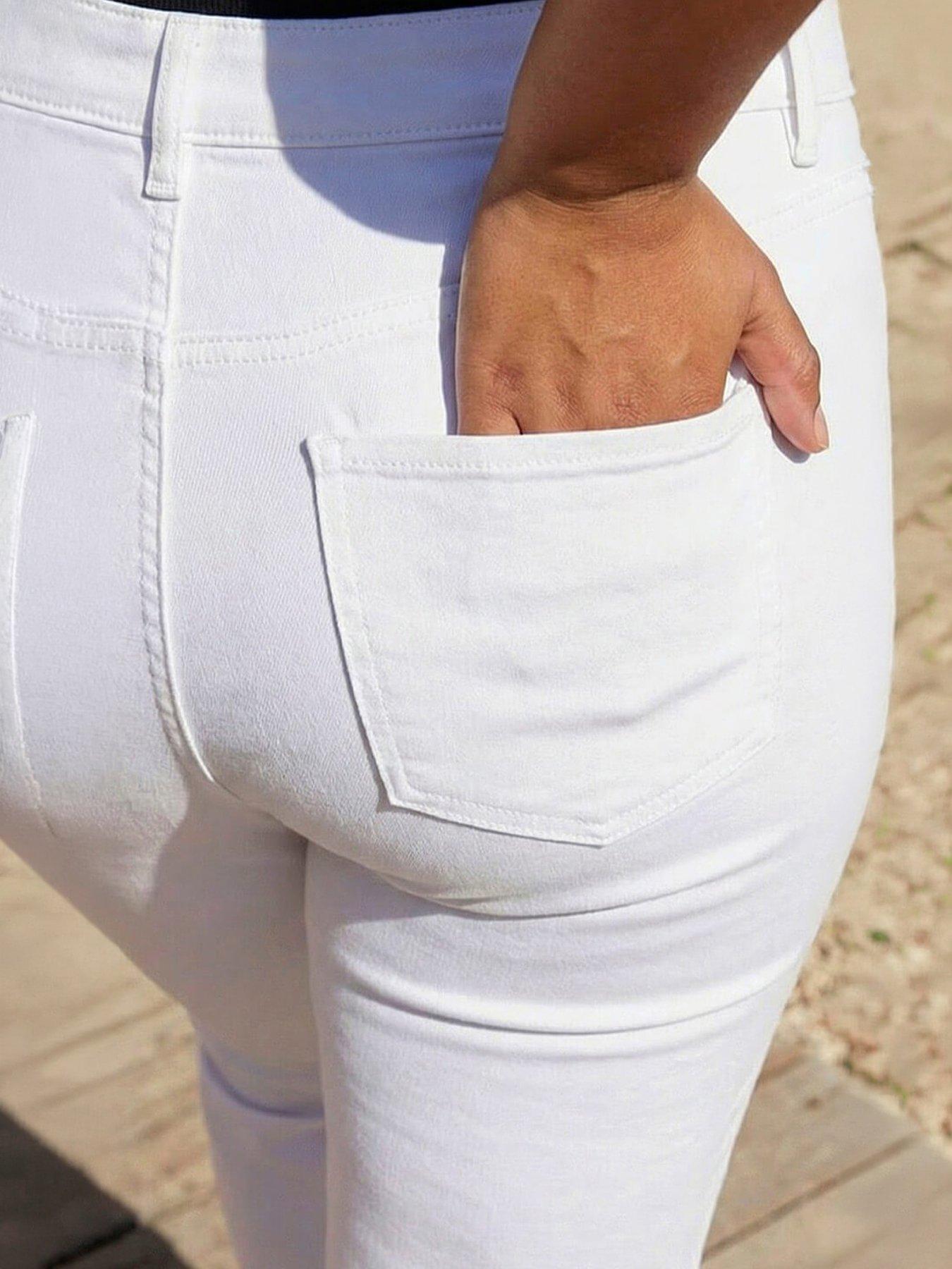 Image 2 of 4 of Roman Curve Stretch Denim Jegging