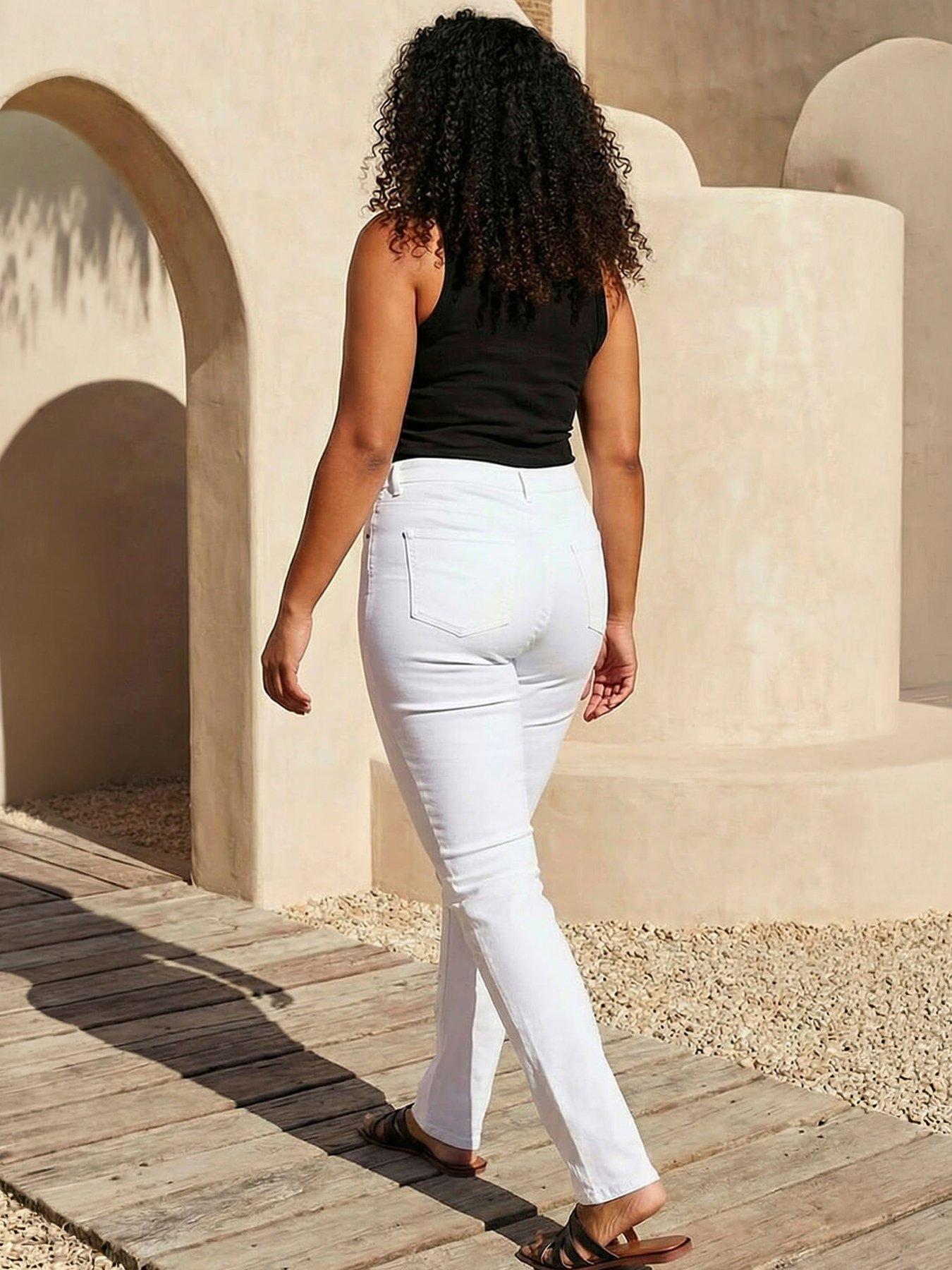 Image 3 of 4 of Roman Curve Stretch Denim Jegging
