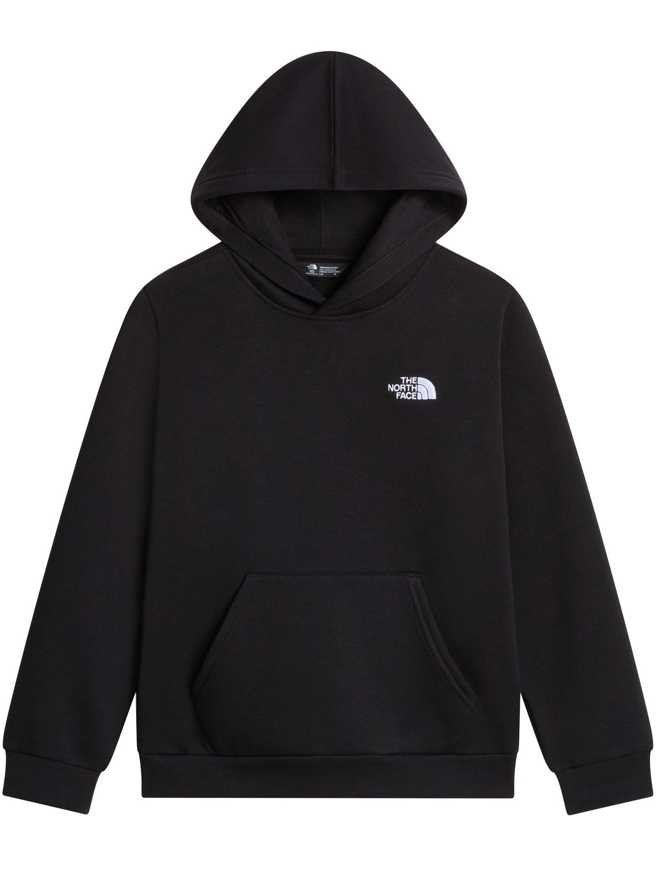 Image 4 of 5 of The North Face Unisex Simple Dome Logo Brushed Pullover Hoodie - Black