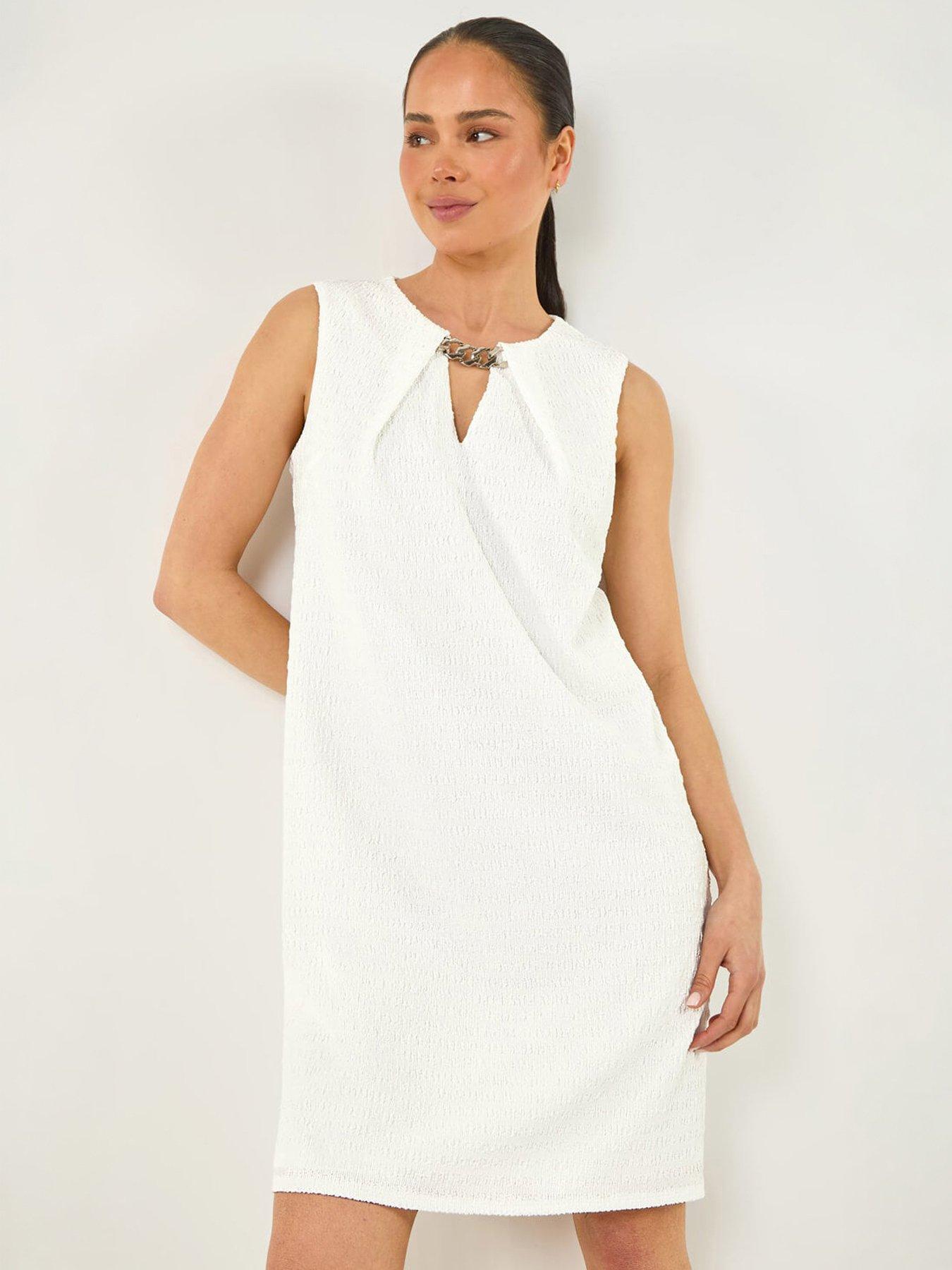 Roman Petite Chain Trim Dress