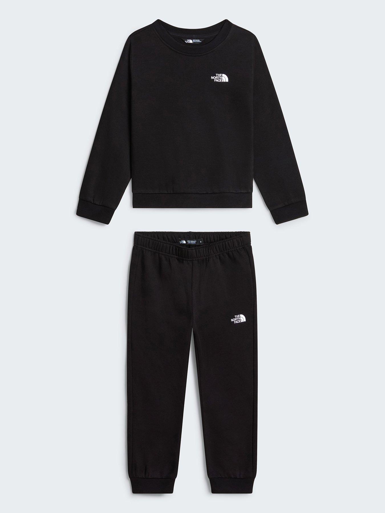 Image 1 of 2 of The North Face Kids Evolution Simple Dome Crew Set - Black