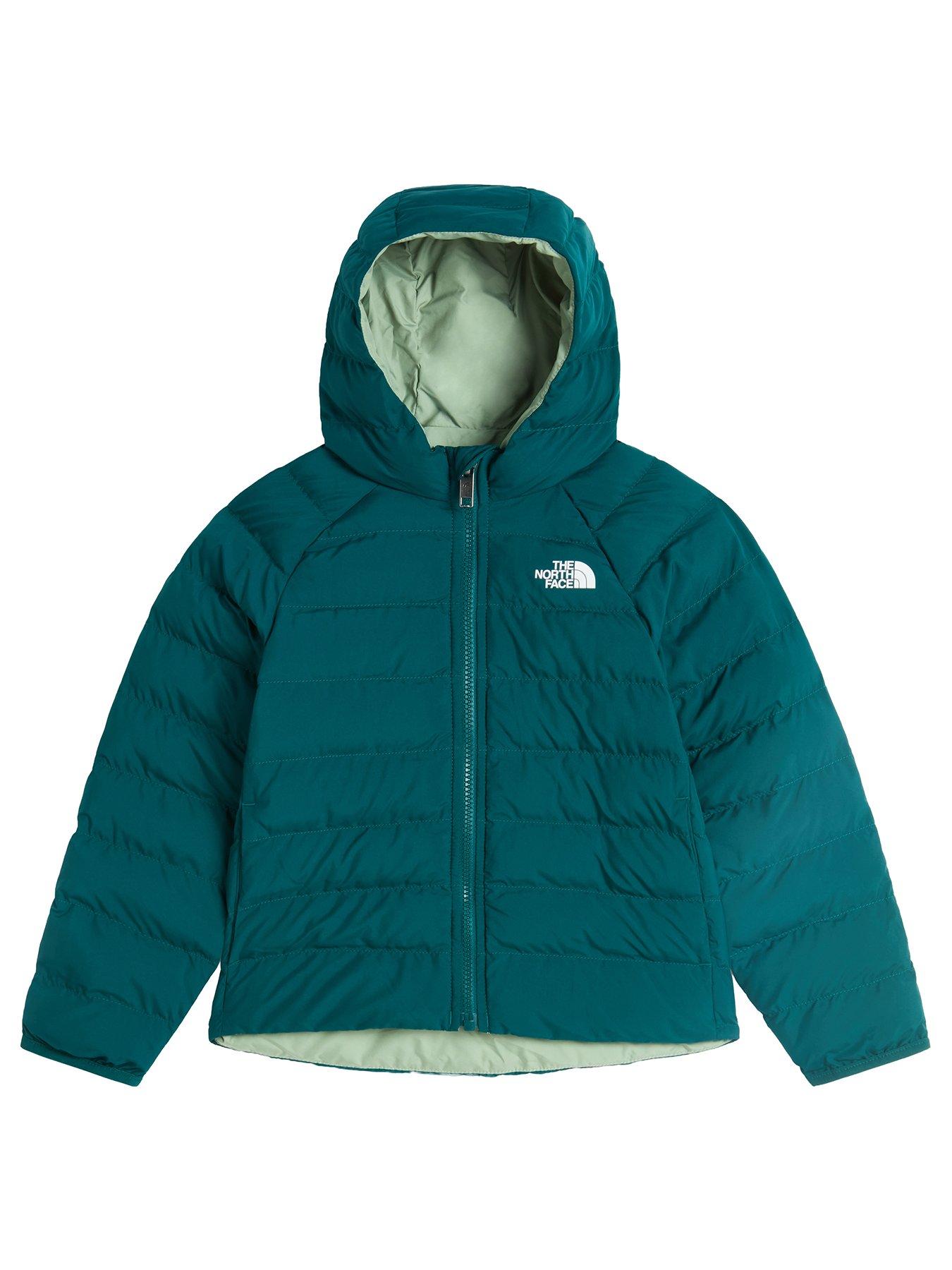 The North Face Kids Boys Reversible Perrito Hooded Jacket - Green