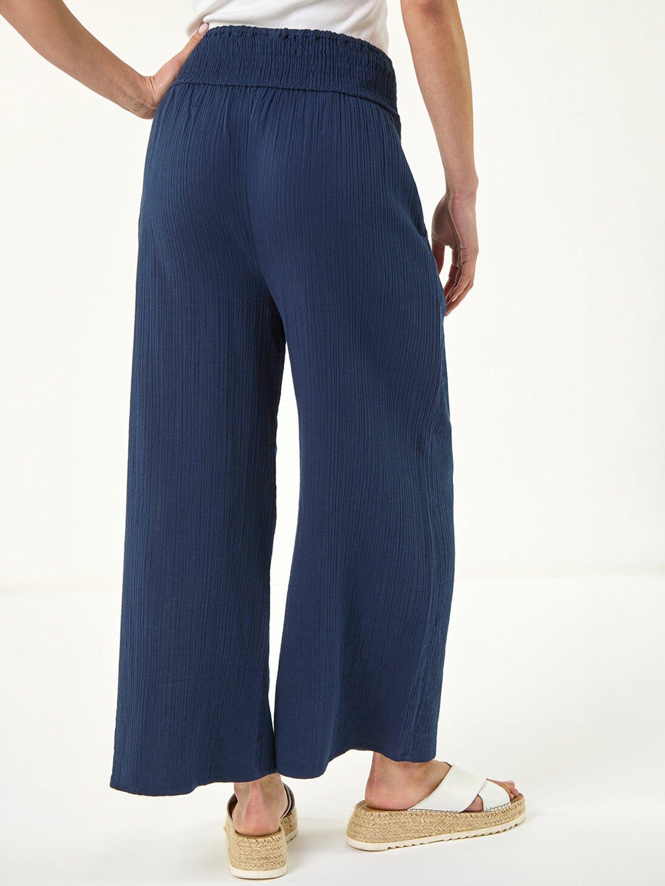 Image 4 of 5 of Roman Petite Shirred Waist Trouser