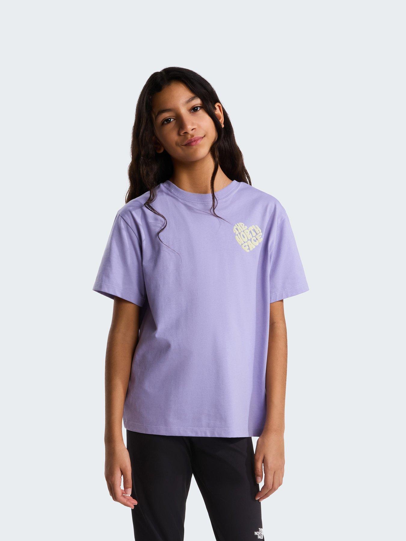 The North Face Junior Girls Graphic Relaxed T-shirt - Purple