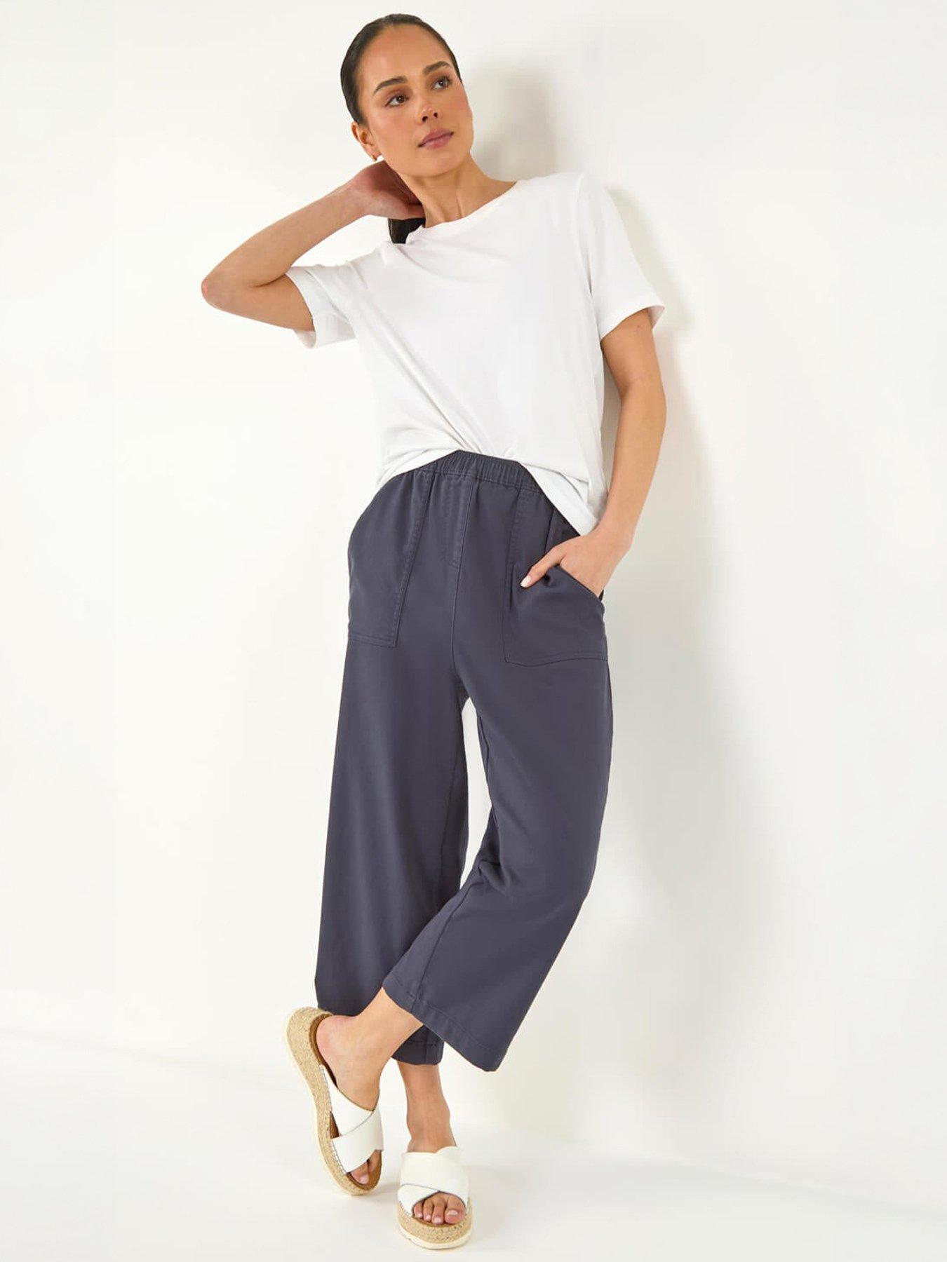 Roman Petite Stretch Crop Trousers