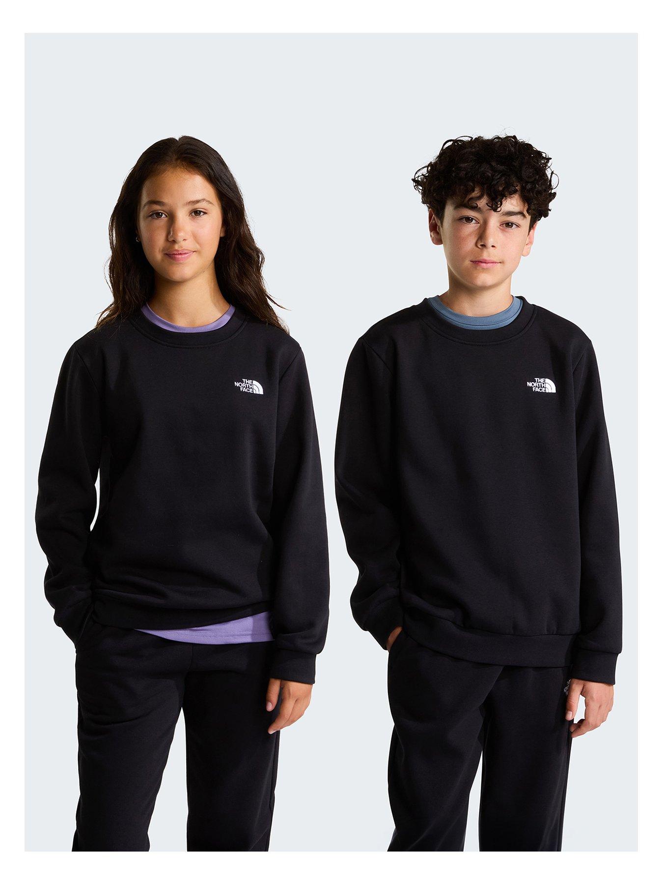 Image 2 of 5 of The North Face Junior Boys Evolution Simple Dome Crew Neck Sweatshirt - Black