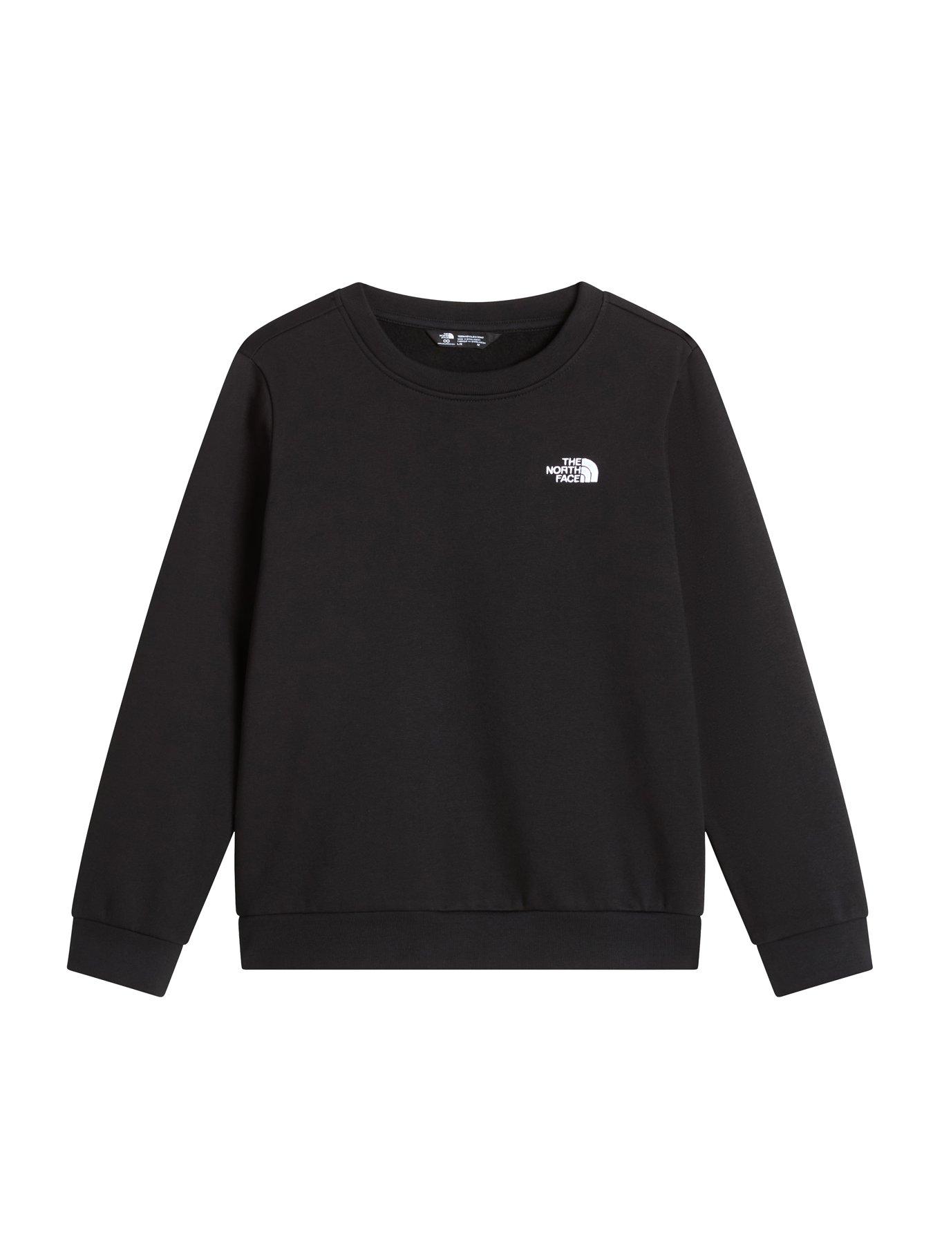 Image 4 of 5 of The North Face Junior Boys Evolution Simple Dome Crew Neck Sweatshirt - Black