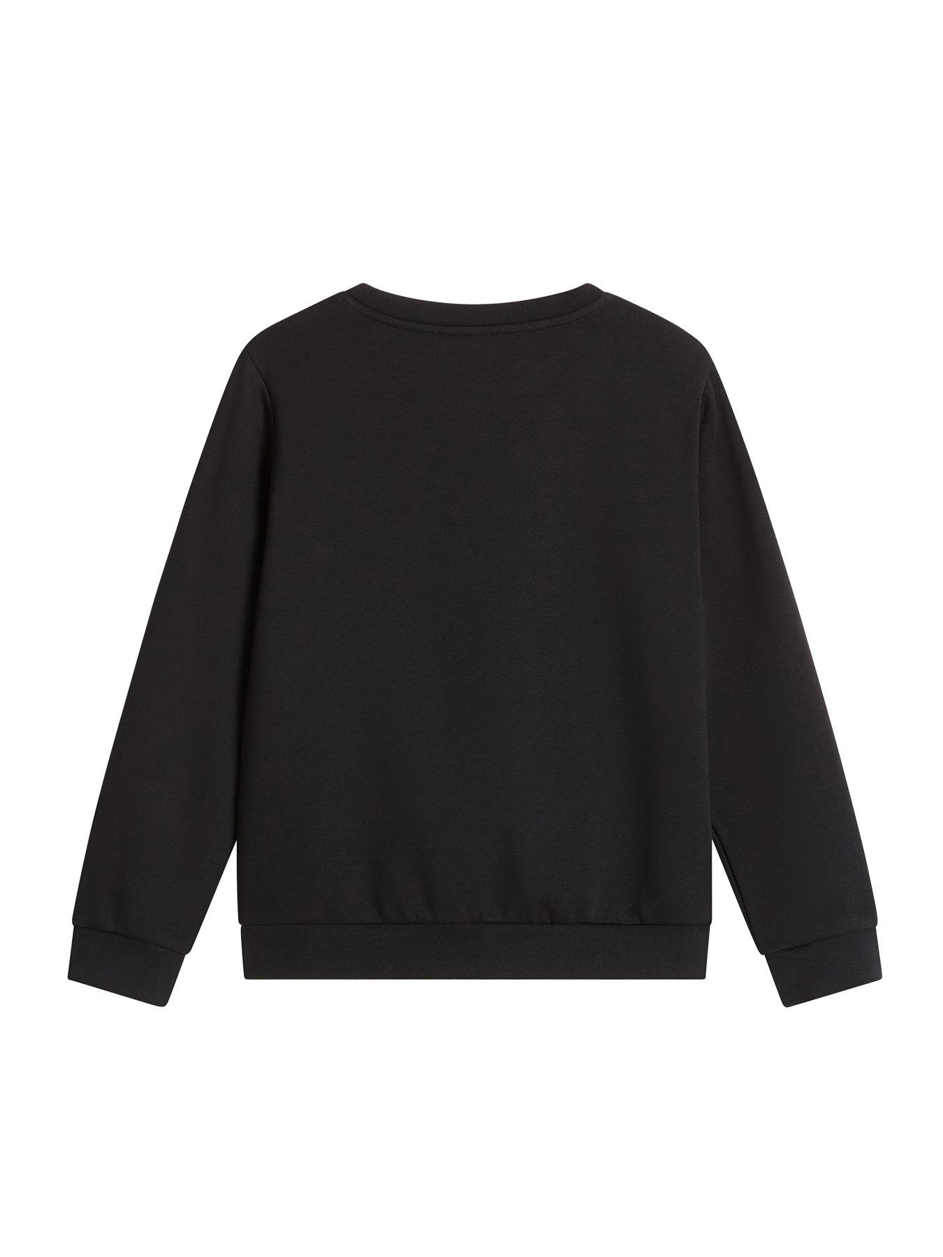 Image 5 of 5 of The North Face Junior Boys Evolution Simple Dome Crew Neck Sweatshirt - Black