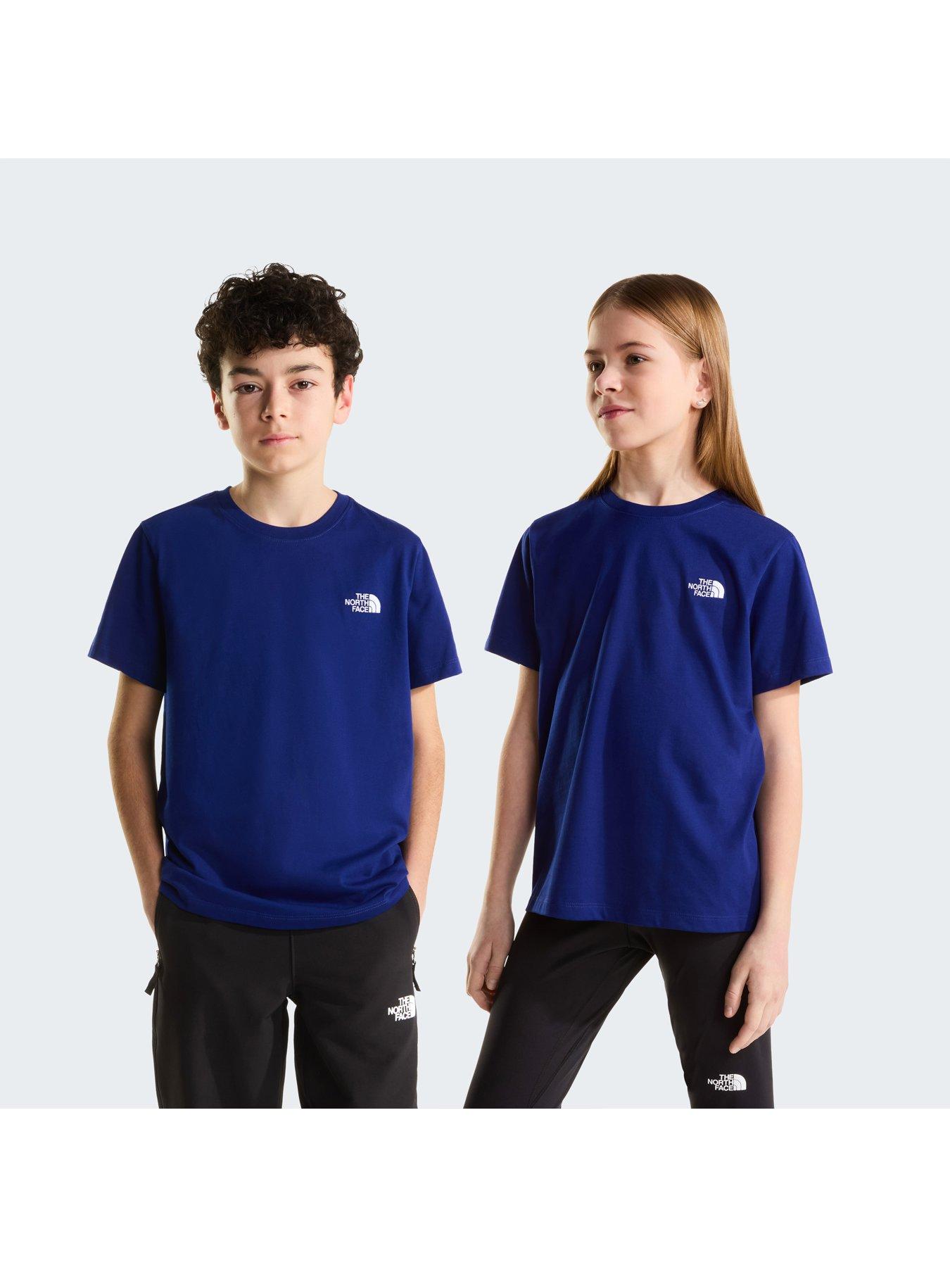 The North Face Teens' Evolution Simple Dome T-Shirt - Bold Blue