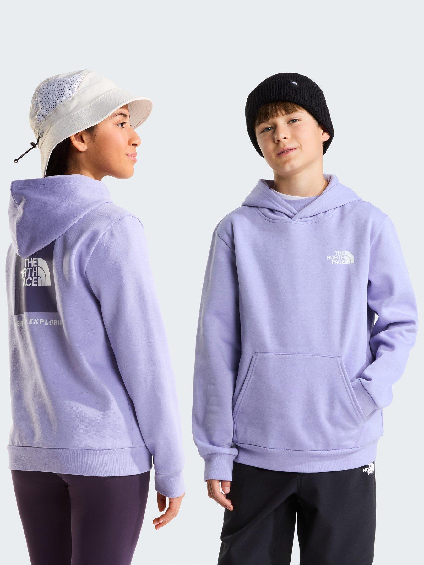 The North Face Junior Girls Evolution Box Nse Hoodie - Purple