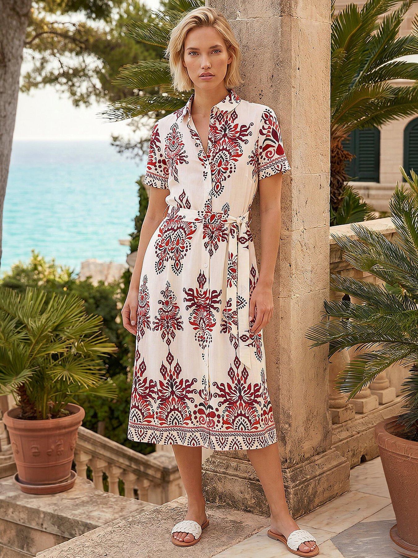 Roman Baroque Shirt Dress