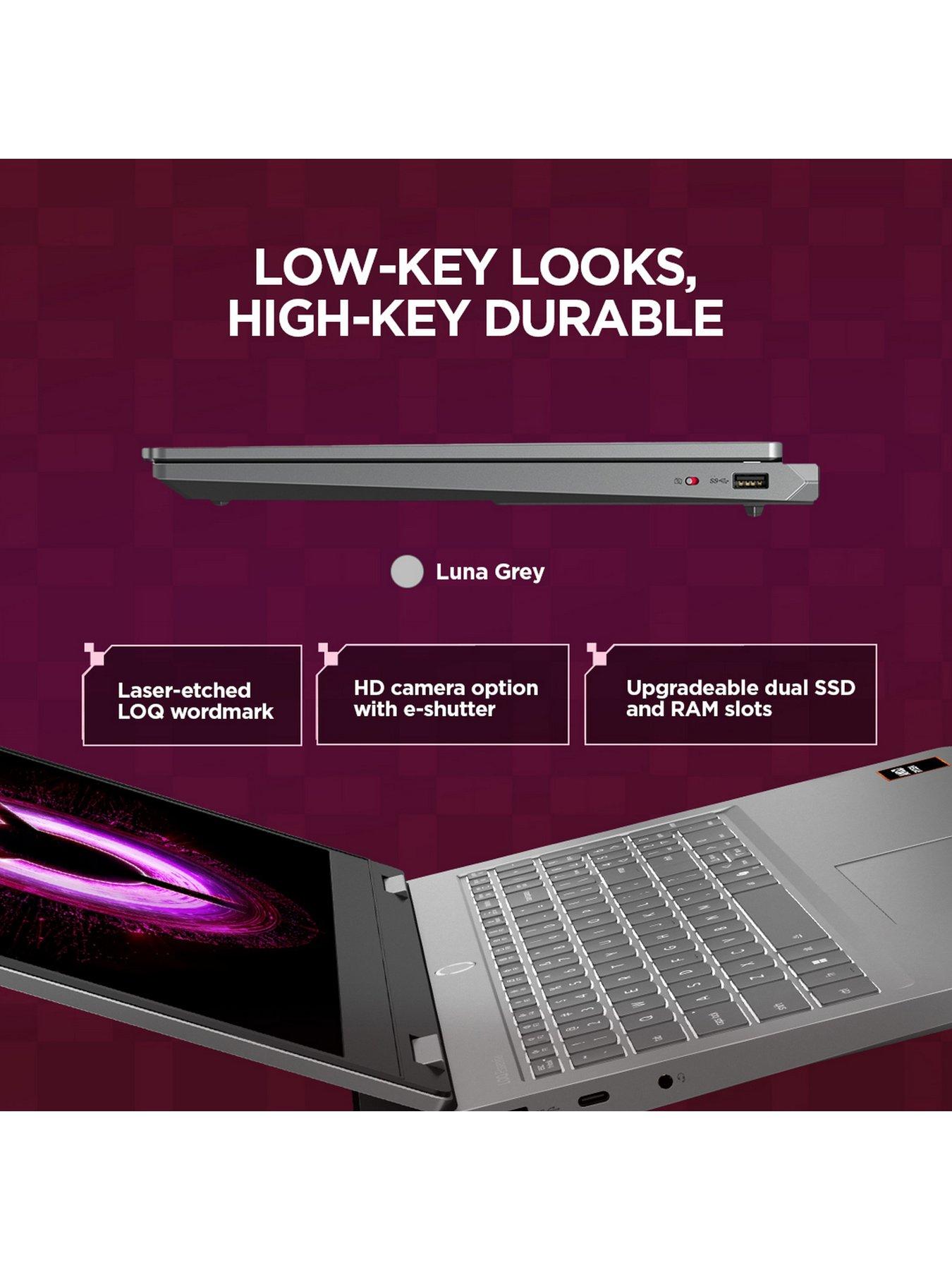 Image 7 of 7 of Lenovo LOQ Essential 15ARP11 Gaming Laptop - GeForce RTX 5050 - AMD Ryzen 7 - 16GB RAM - 1TB - 15.6in FHD (1920x1080) - 144Hz - Grey