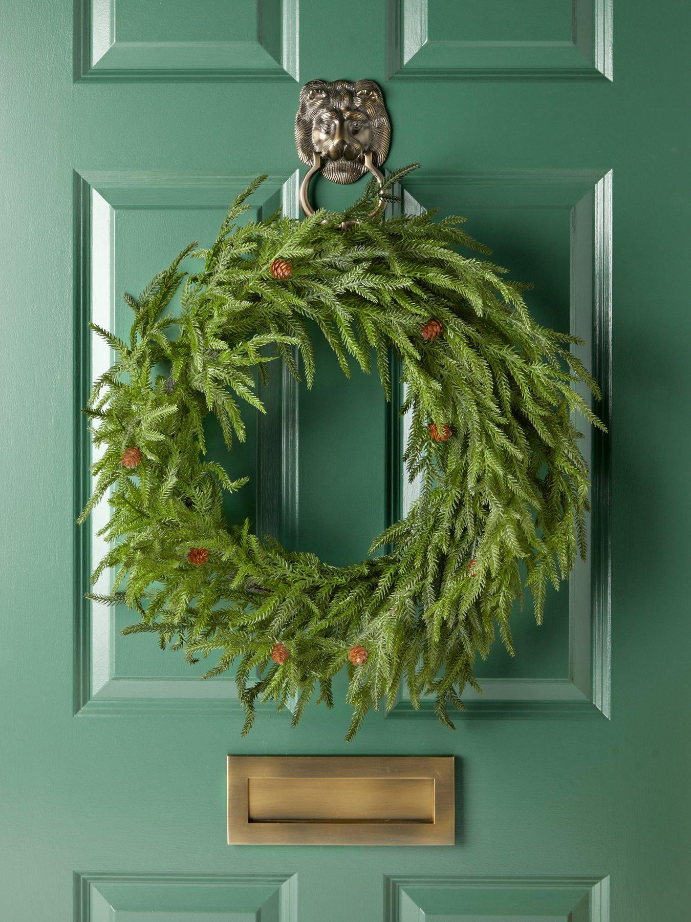 Scottish Everlastings Pine Wreath - 60cm