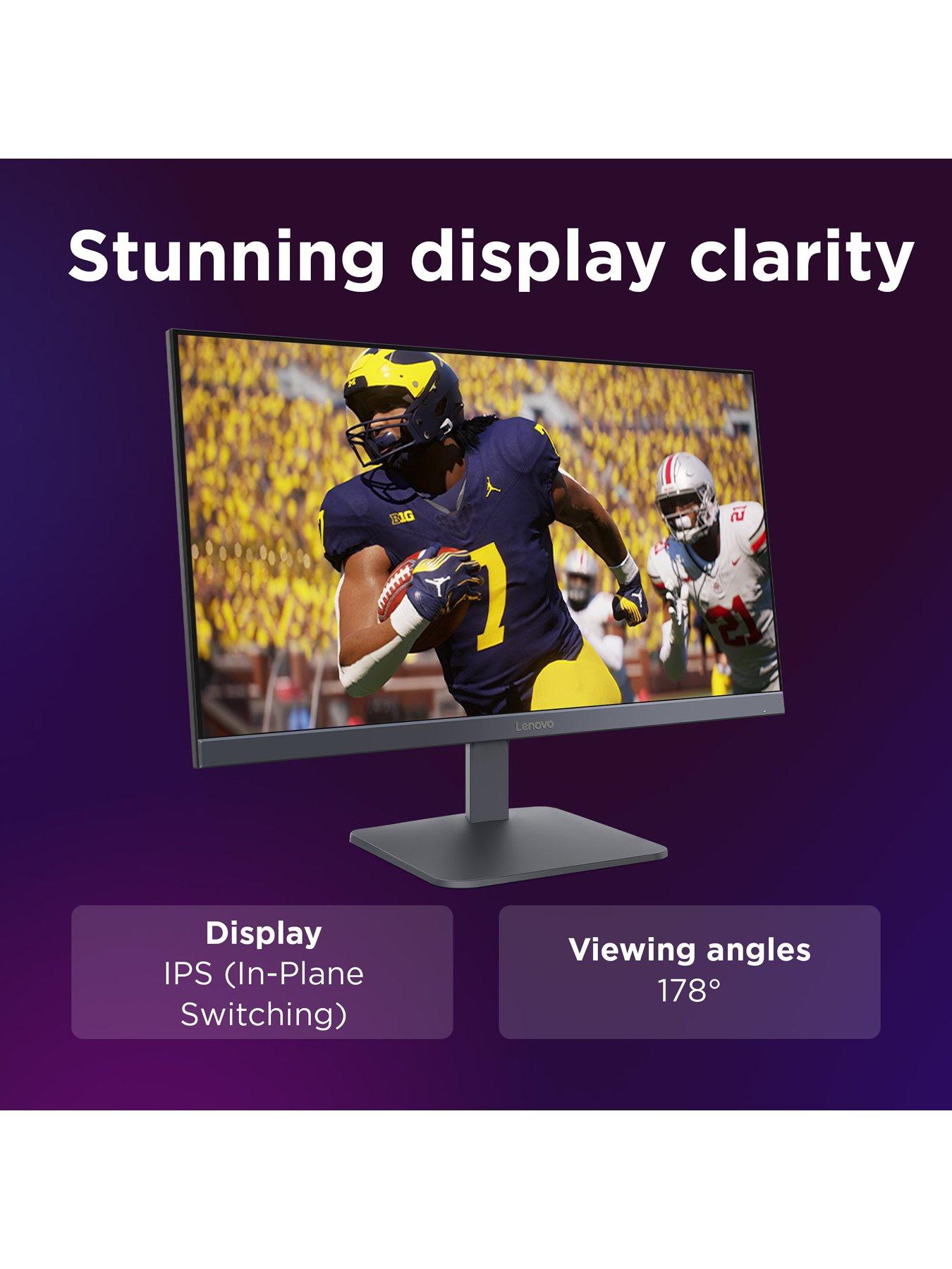 Image 5 of 7 of Lenovo LOQ 24-10 23.8" FHD IPS Gaming Monitor 200Hz, HDR10, AMD FreeSync Premium, PC & Console Compatible