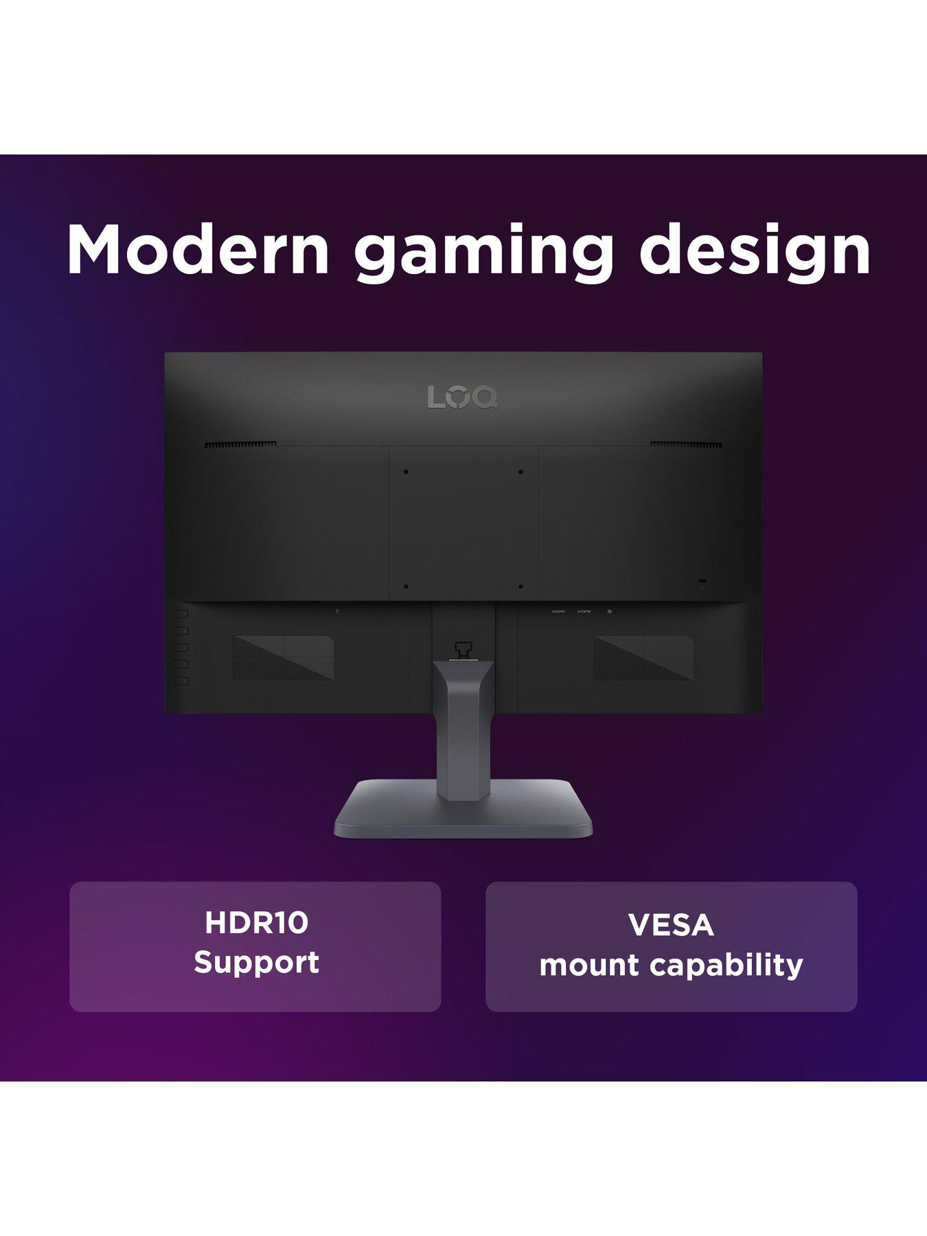 Image 6 of 7 of Lenovo LOQ 24-10 23.8" FHD IPS Gaming Monitor 200Hz, HDR10, AMD FreeSync Premium, PC & Console Compatible