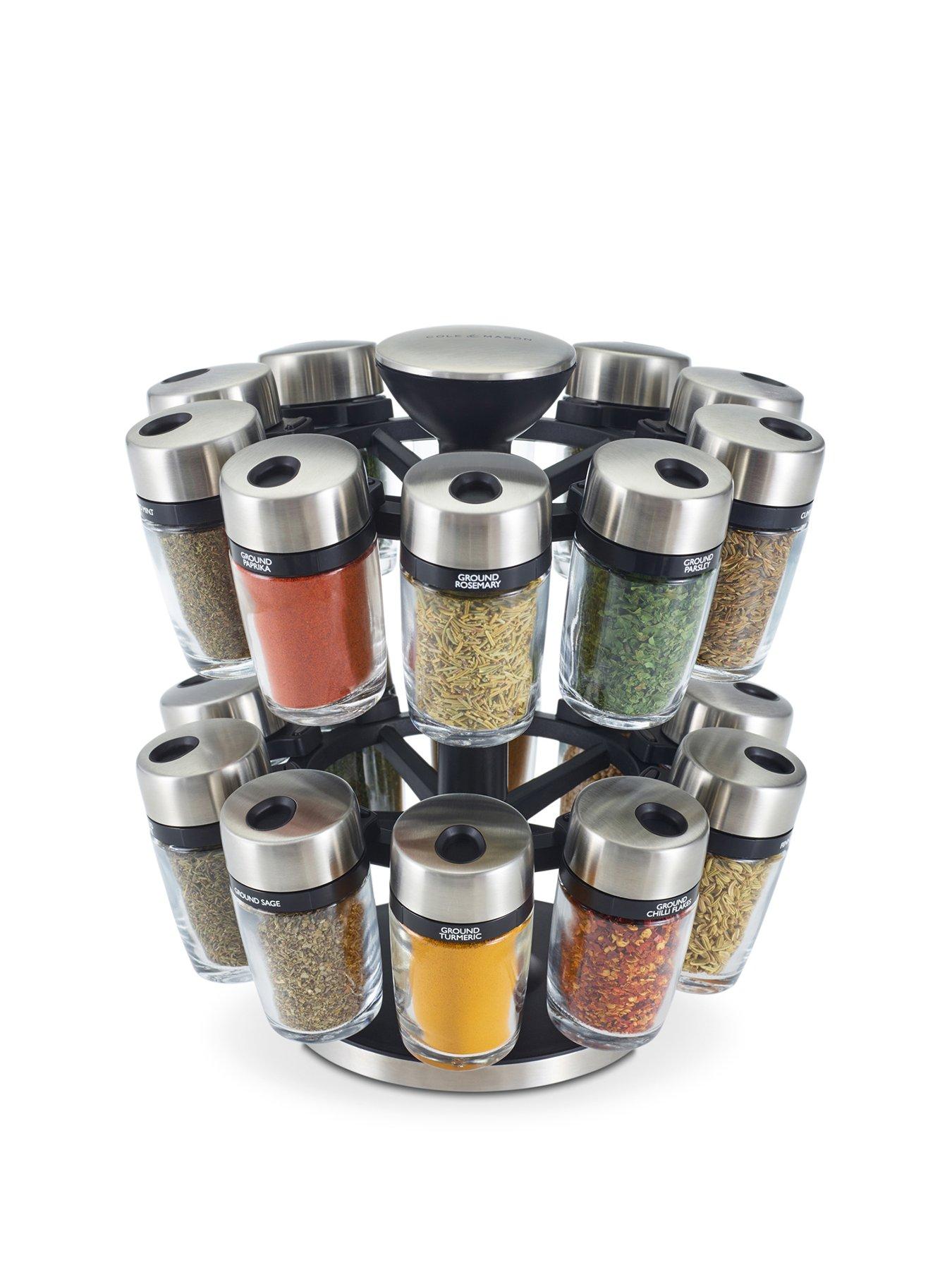 Cole & Mason 20 Jar Herb  &  Spice Carousel