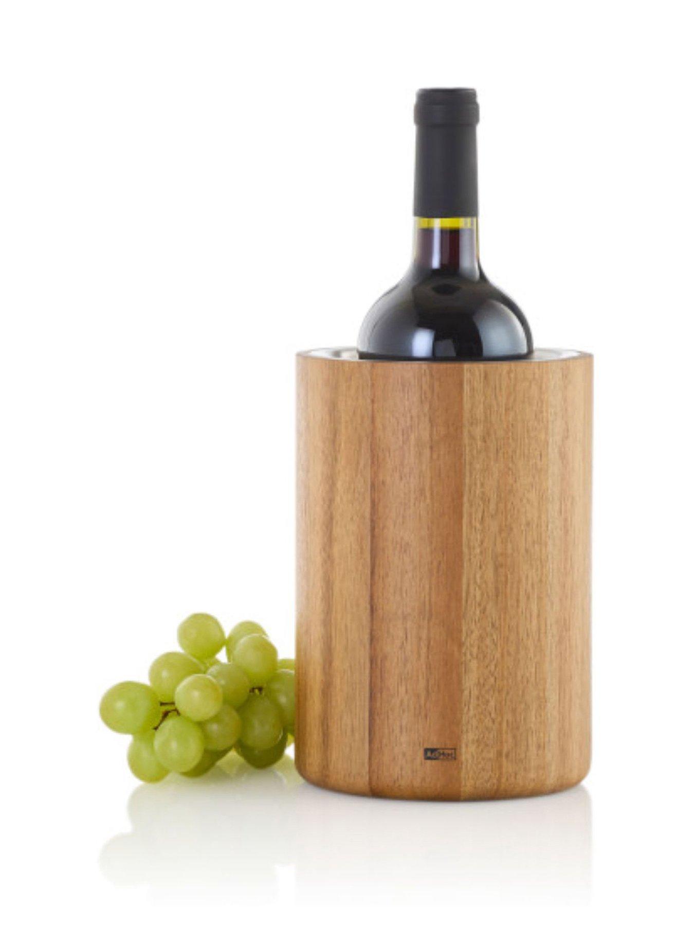 AdHoc Vine Wine And Champagne Cooler Acacia Wood