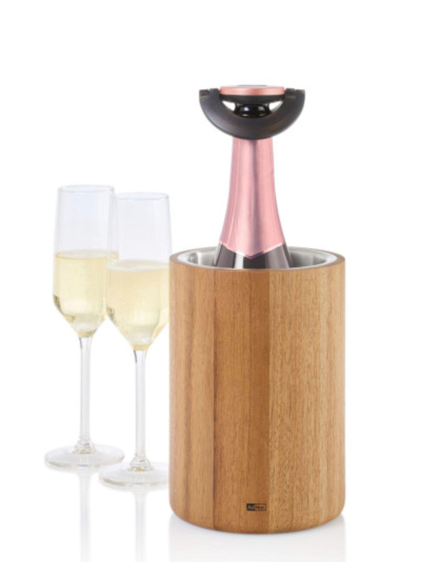 Image 3 of 5 of AdHoc Vine Wine And Champagne Cooler Acacia Wood