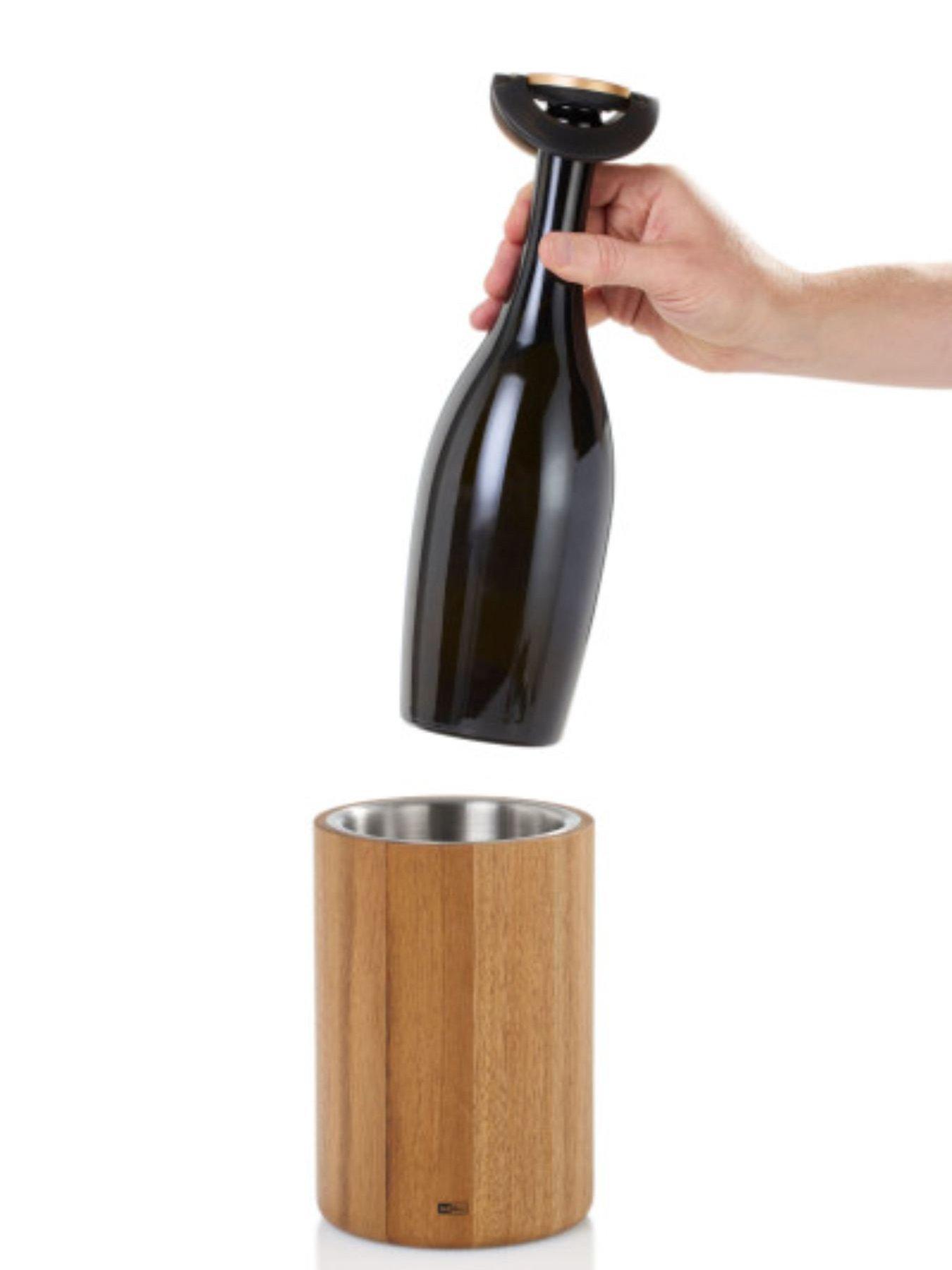Image 4 of 5 of AdHoc Vine Wine And Champagne Cooler Acacia Wood