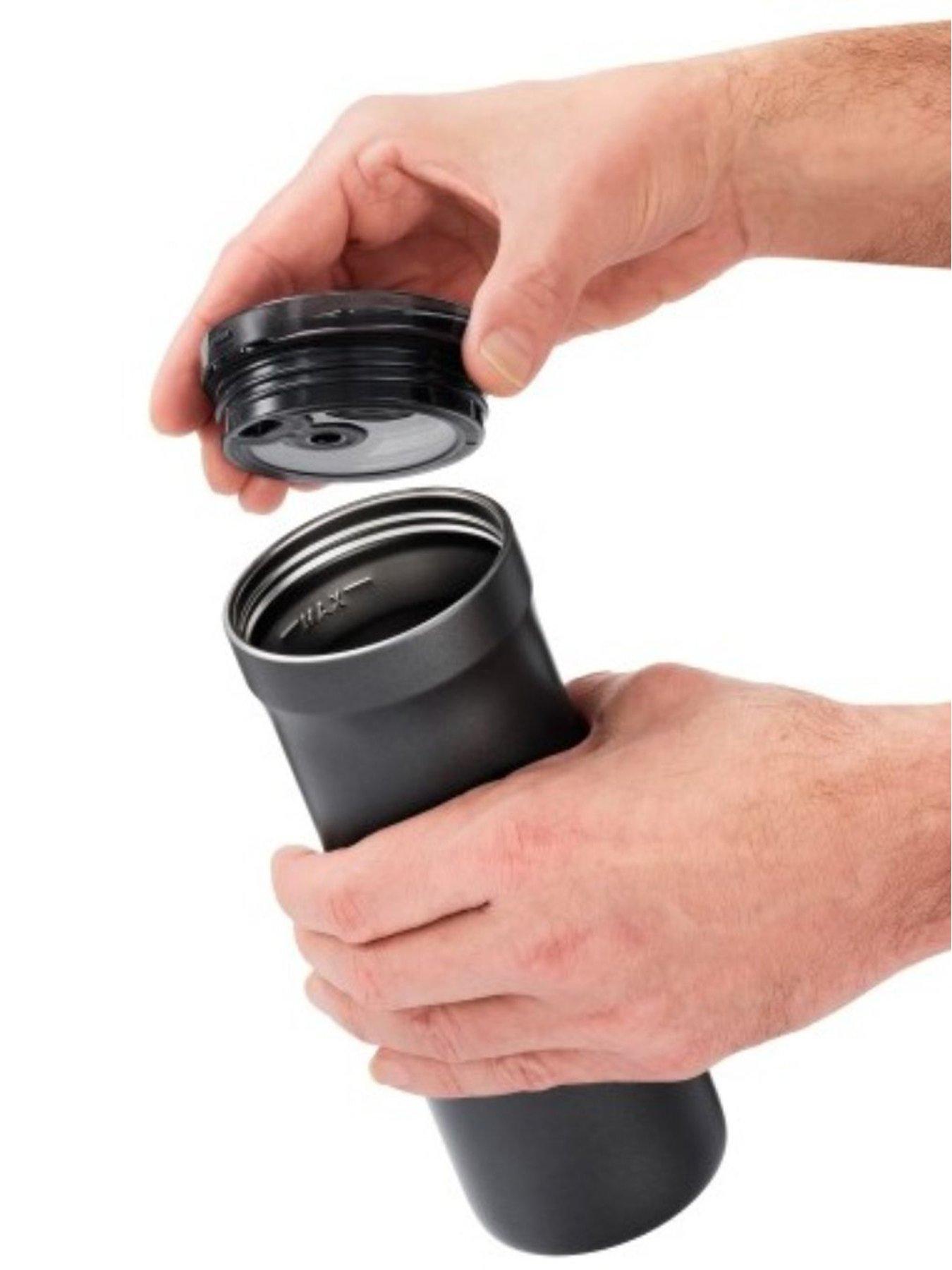 Image 3 of 6 of AdHoc Thermal Mug Pulse, Dark Grey, Stainless Steel/plastic, D 8,4 Cm, H 20,4 Cm