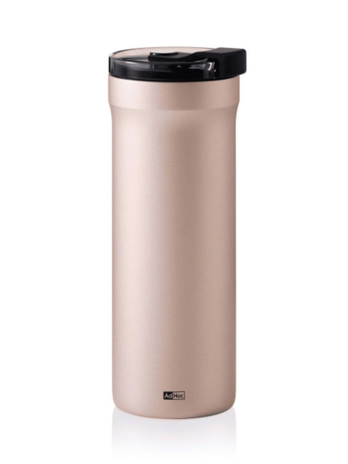 AdHoc Thermal Mug Pulse, Dark Grey, Stainless Steel/plastic, D 8,4 Cm, H 20,4 Cm
