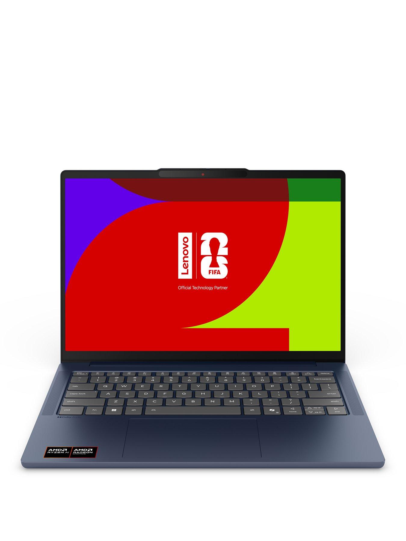Image 1 of 7 of Lenovo IdeaPad Slim 5 14AGP11 - Copilot+ PC - AMD Ryzen AI 5 - 16GB RAM - 512GB - 14in - WUXGA - Blue - No Power Adaptor Included