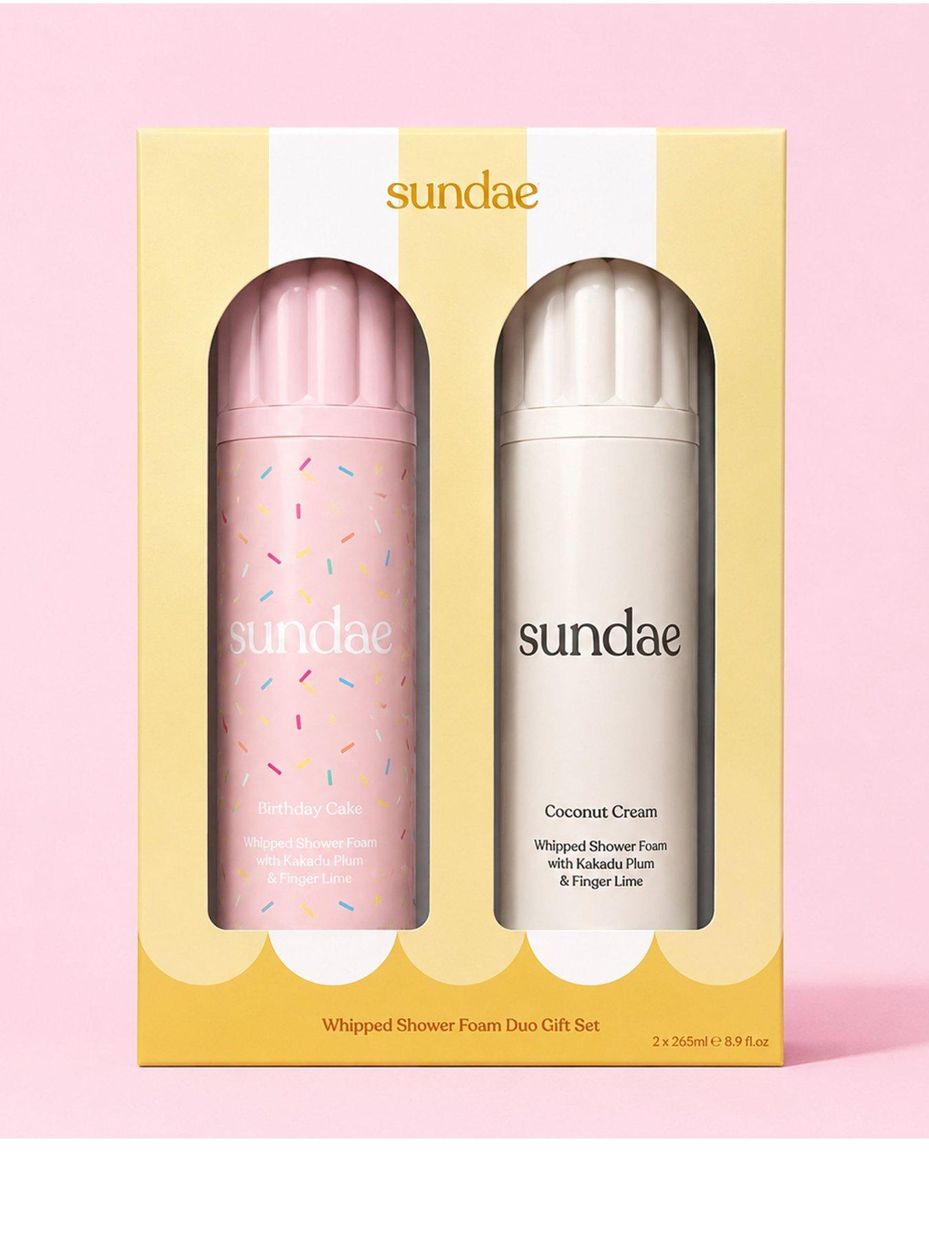 Sundae Birthday Cake & Coconut Cream Whipped Shower Foam Duo Gift Set