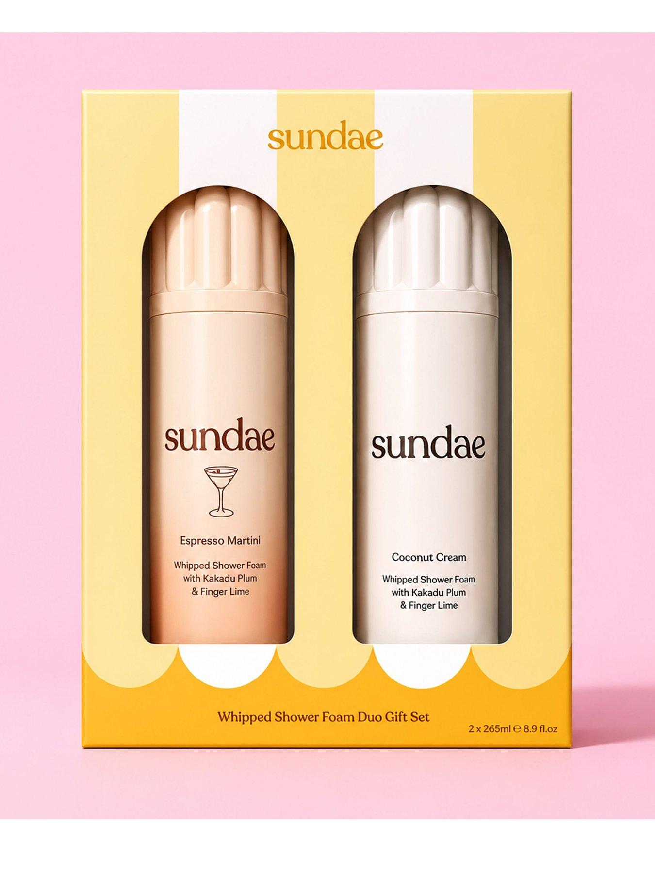 Sundae Expresso Martini & Coconut Cream Whipped Shower Foam Duo Gift Set