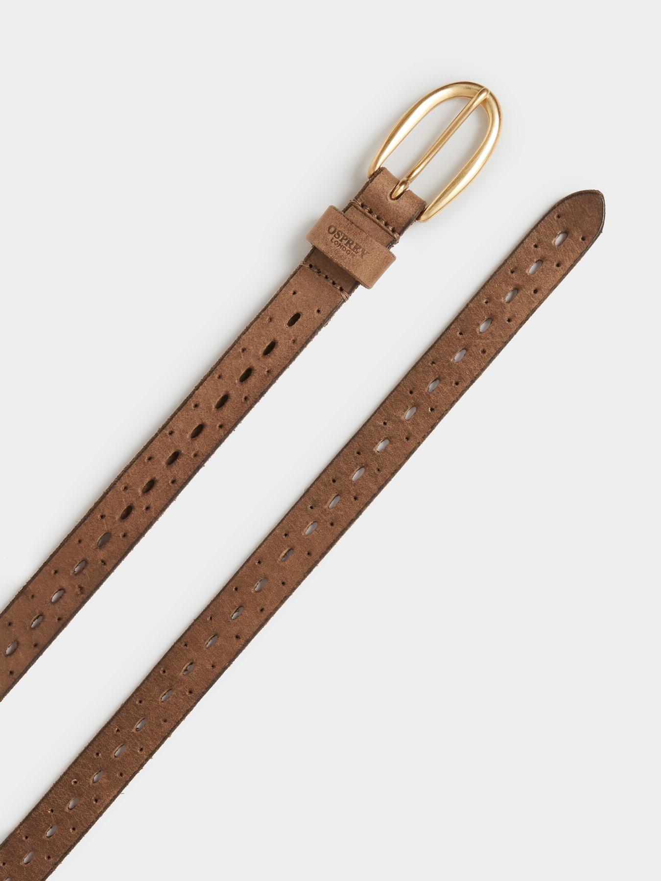Image 3 of 3 of Osprey London The Carmel Leather Belt