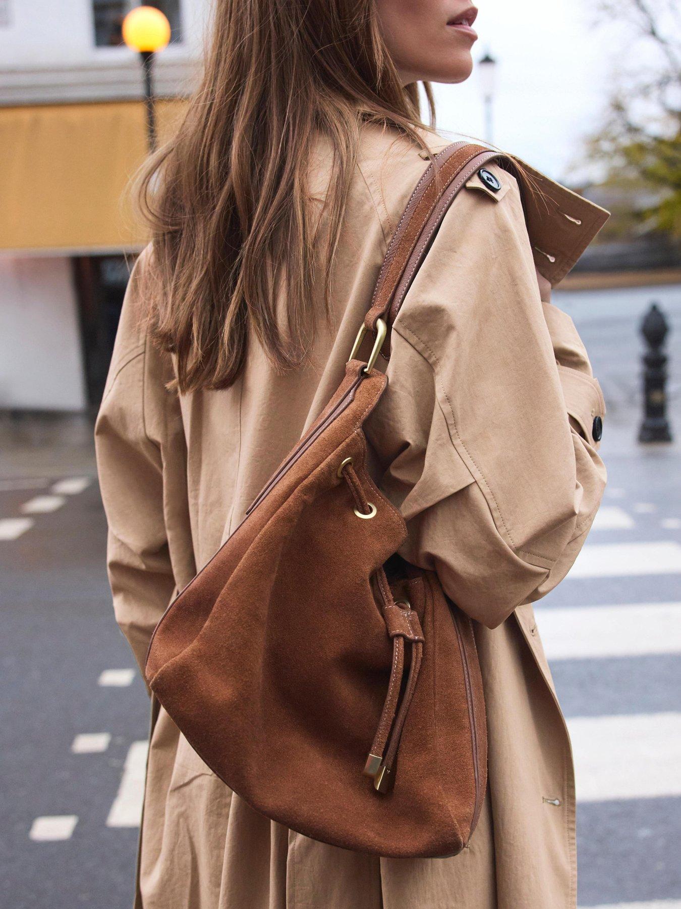 Image 4 of 6 of Mint Velvet Neutral Funnel Trench Coat