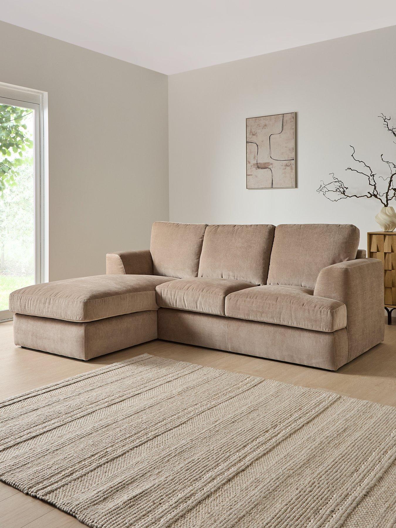 The Very Collection Escana Lh 3 Seater Chaise