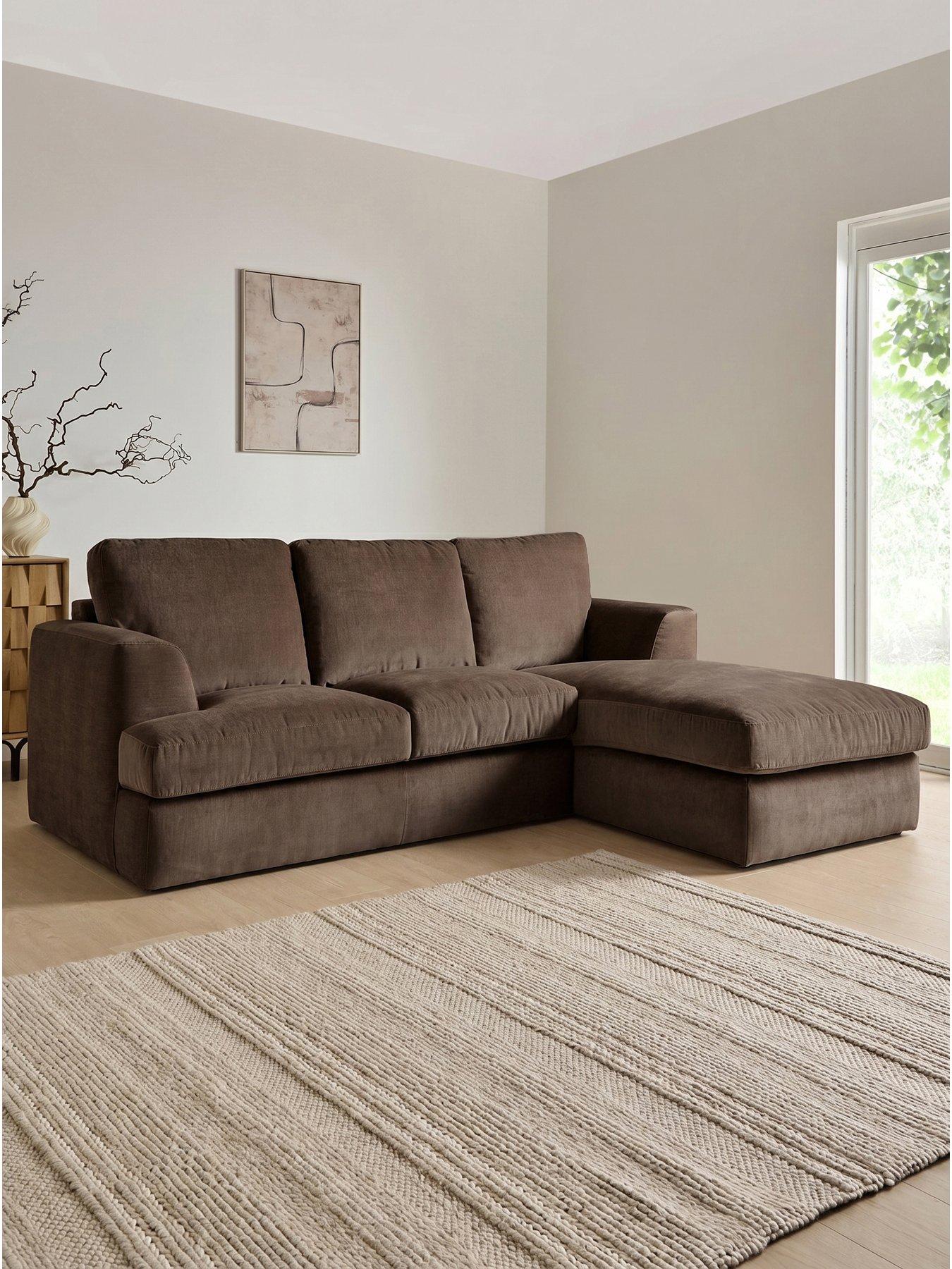 The Very Collection Escana Rh 3 Seater Chaise