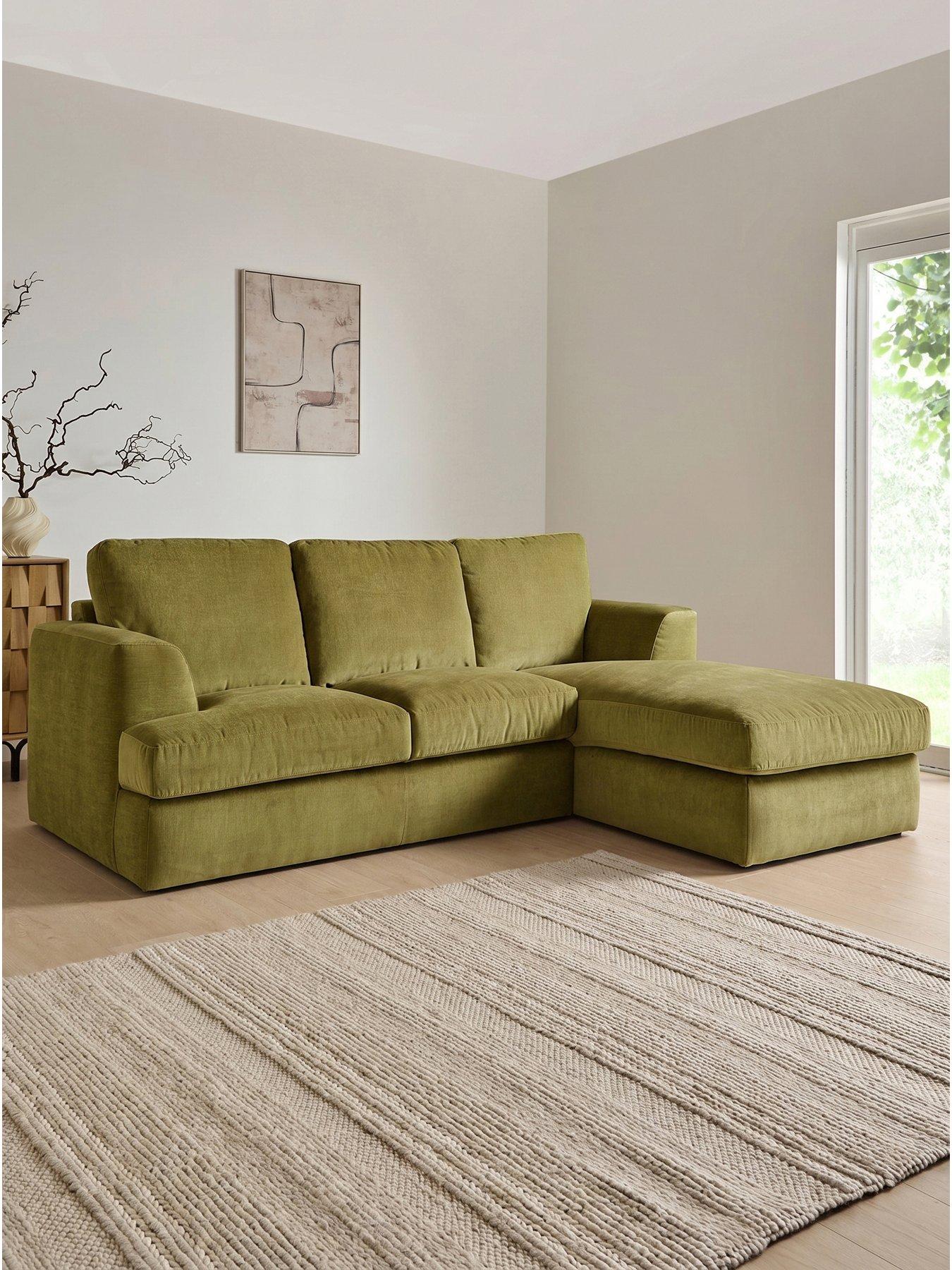 The Very Collection Escana Rh 3 Seater Chaise