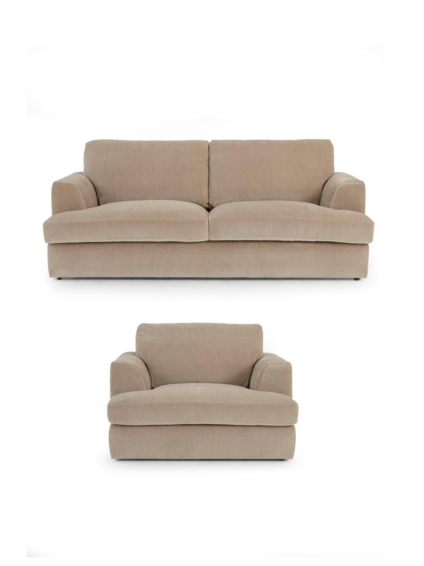 Image 3 of 7 of The Very Collection Escana 3 Seater Sofa&nbsp;+ Snuggle Chair (Buy &amp; SAVE!)