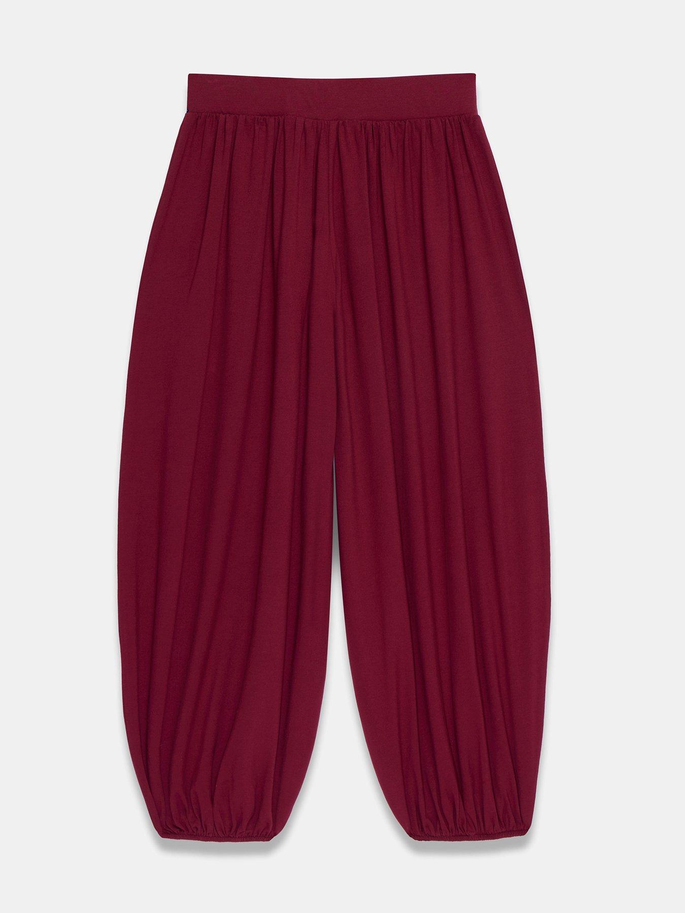 Image 5 of 6 of Mint Velvet Red Jersey Balloon Trouser