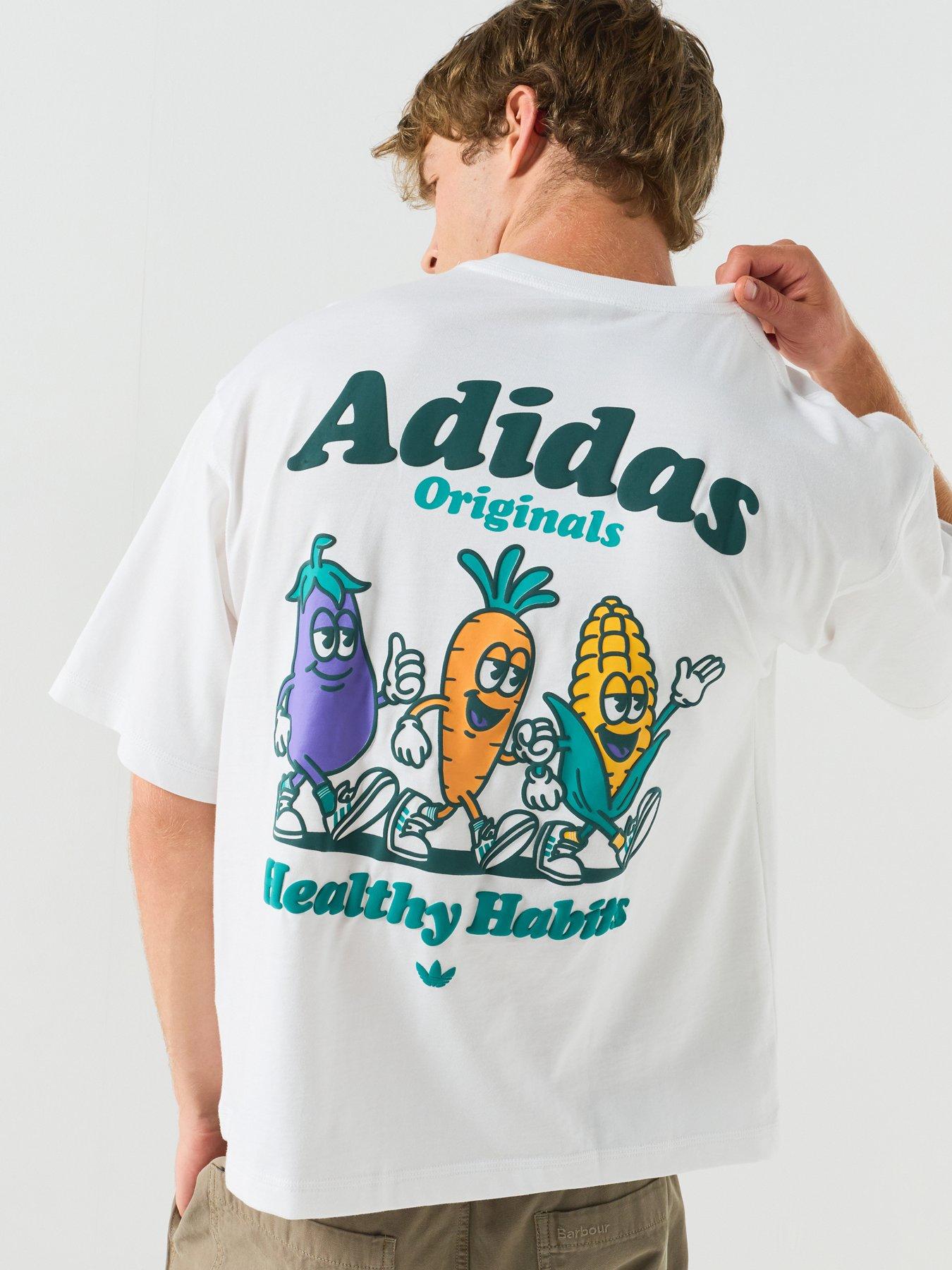 adidas Originals Men's Veggie Graphic Tee - White
