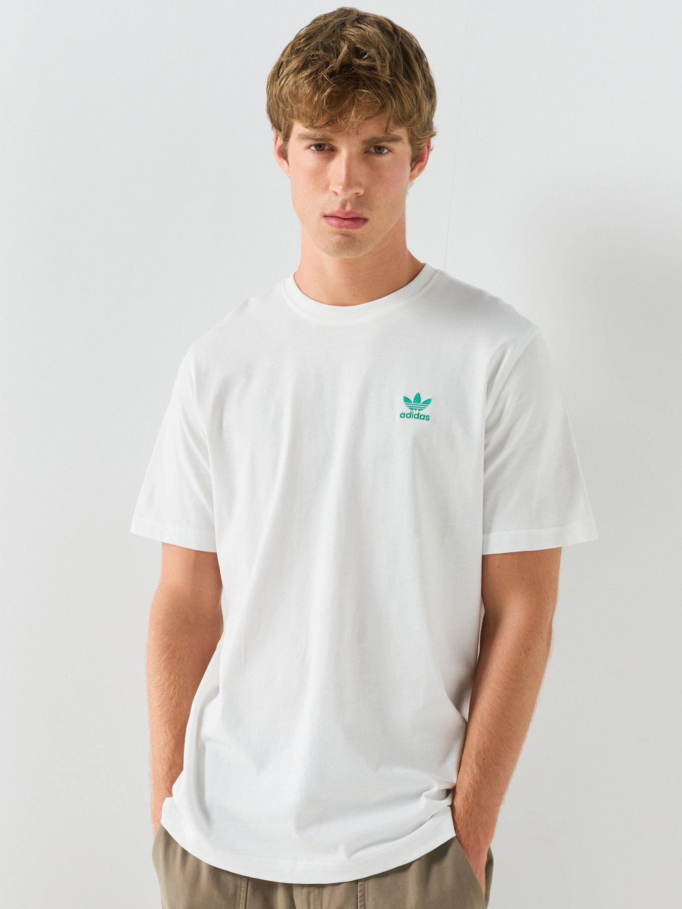 adidas Originals Men's Trefoil Essentials Loose Tee - White
