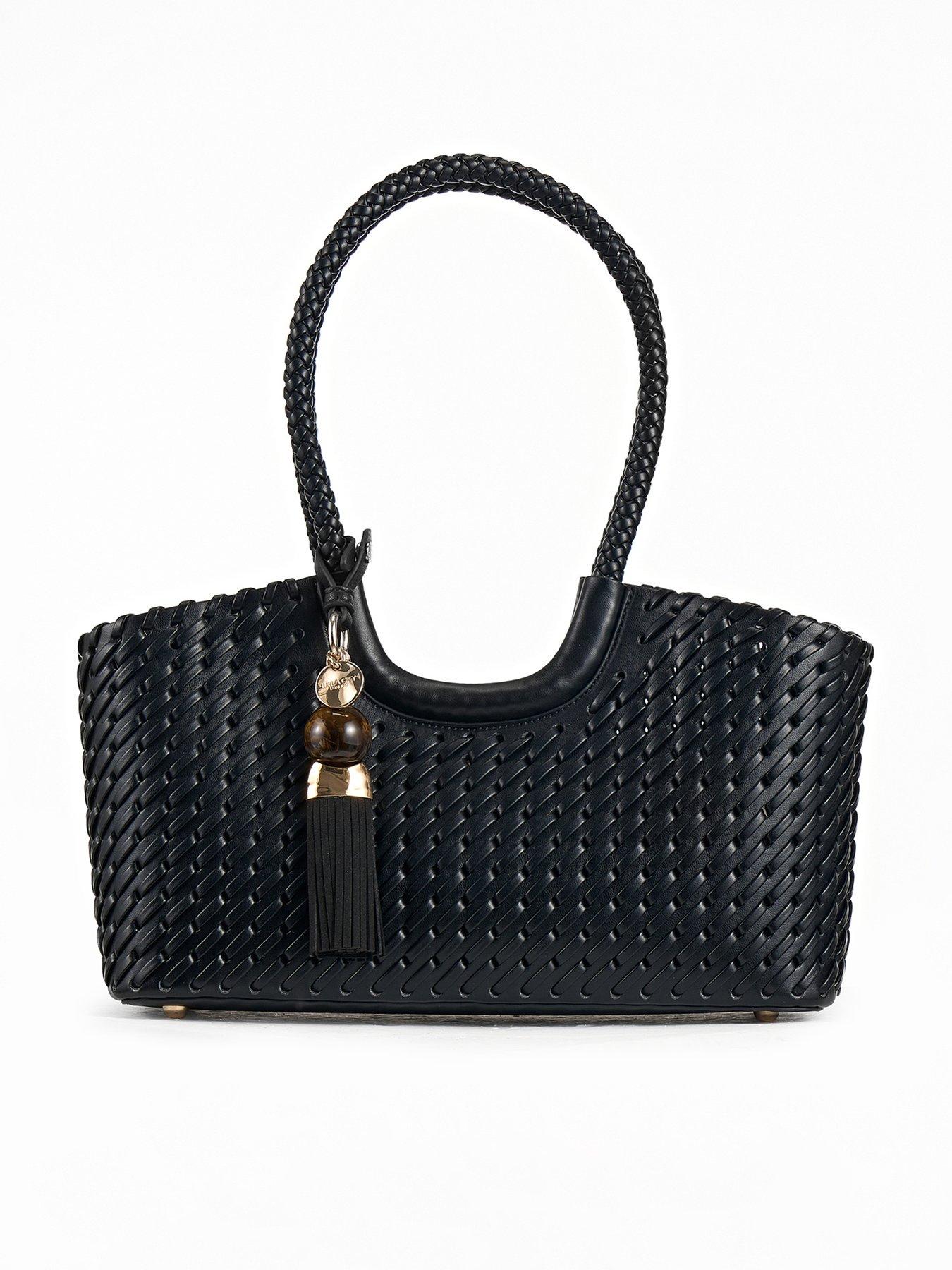 Image 2 of 7 of Luella Grey Paige Small Whipstitch Tote In Black