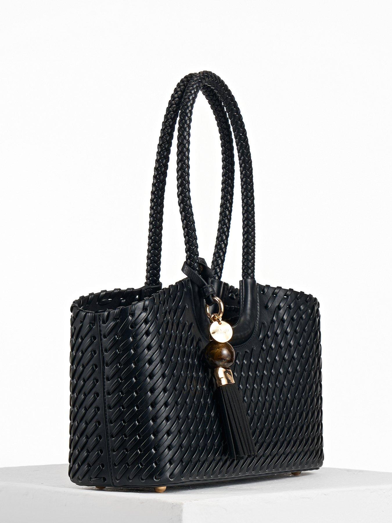 Image 3 of 7 of Luella Grey Paige Small Whipstitch Tote In Black