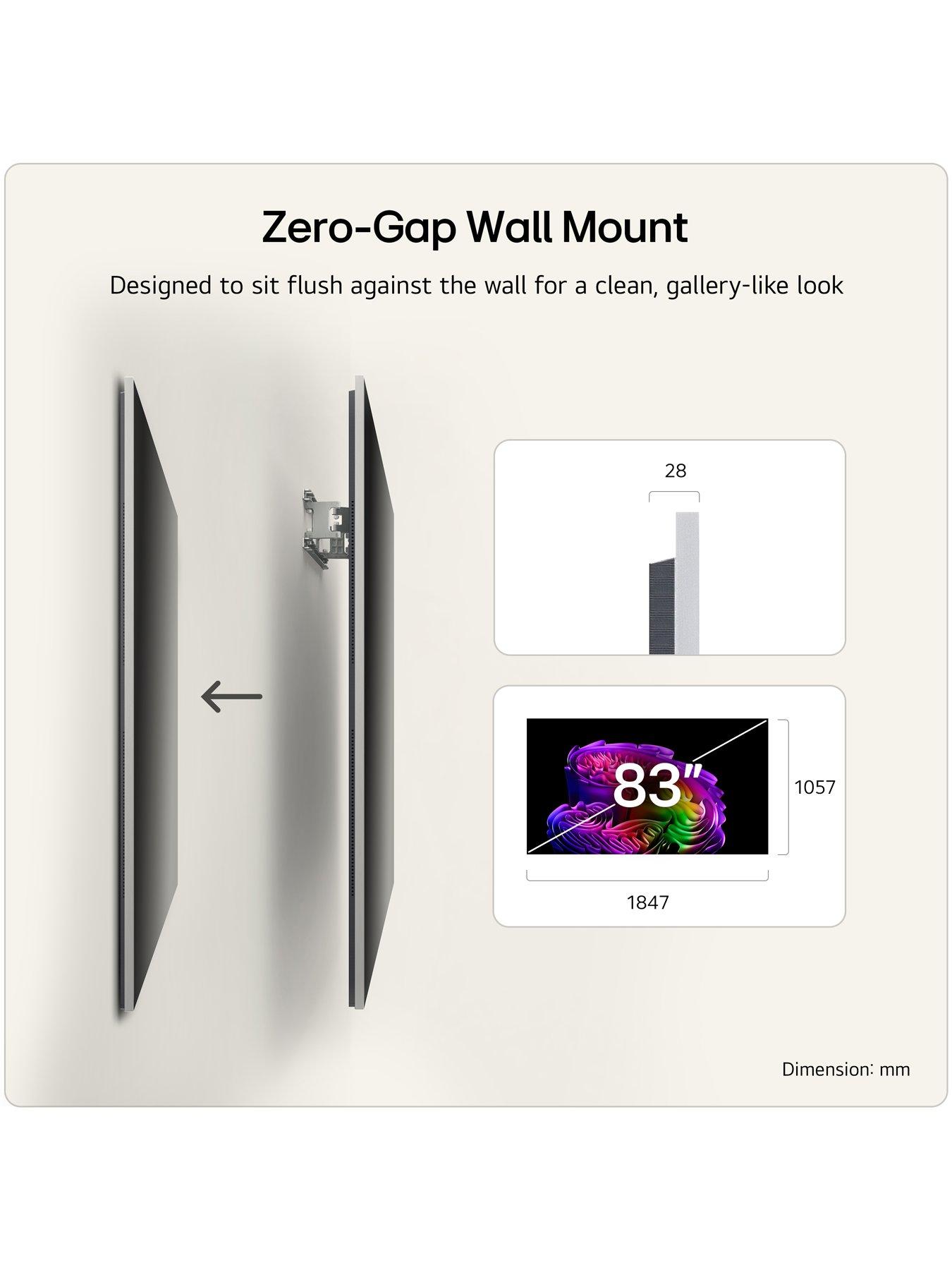 Image 3 of 7 of LG OLED evo AI G6 83" 2026 4K Smart TV - Wall mount version