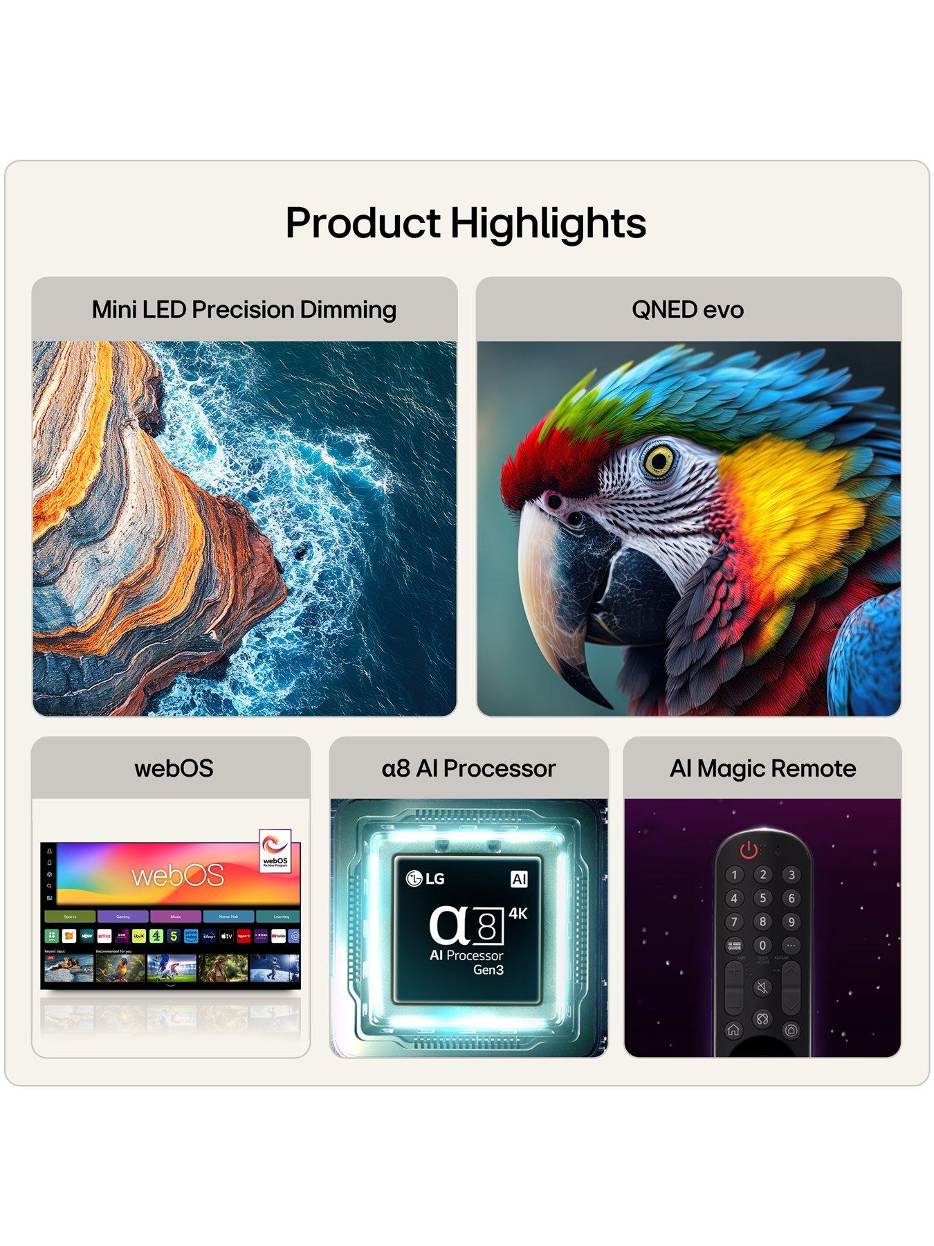 Image 2 of 7 of LG QNED evo MiniLED AI QNED85 50" 2026 4K Smart TV